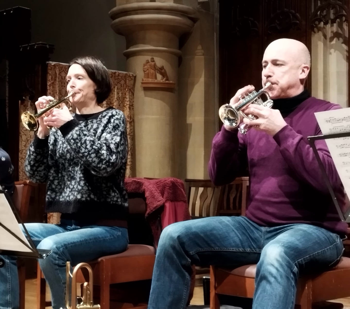 Come and hear our brilliant piccolo trumpets🎺! One of the pieces featured in our Spring Spectacular concert on Saturday 9th May is the Vivaldi Concerto for Two Trumpets. 🎟️Tickets are on sale now: www.ticketsource.com/gcb🎟️ #GCB #concertband #mayconcert #elthammusic #greenwichconcertband