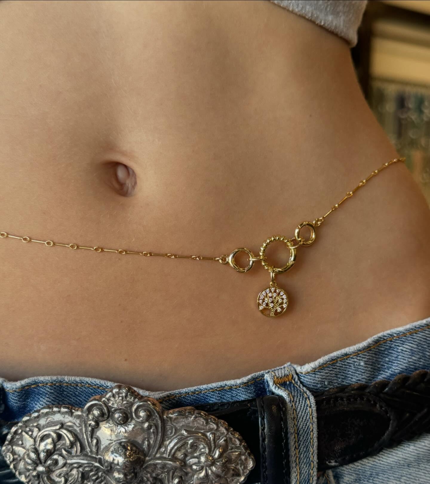 gorgeous β―οΈβοΈπ³π #beadlounge #bellychain #custom #jewelry #womenownedsmallbusiness