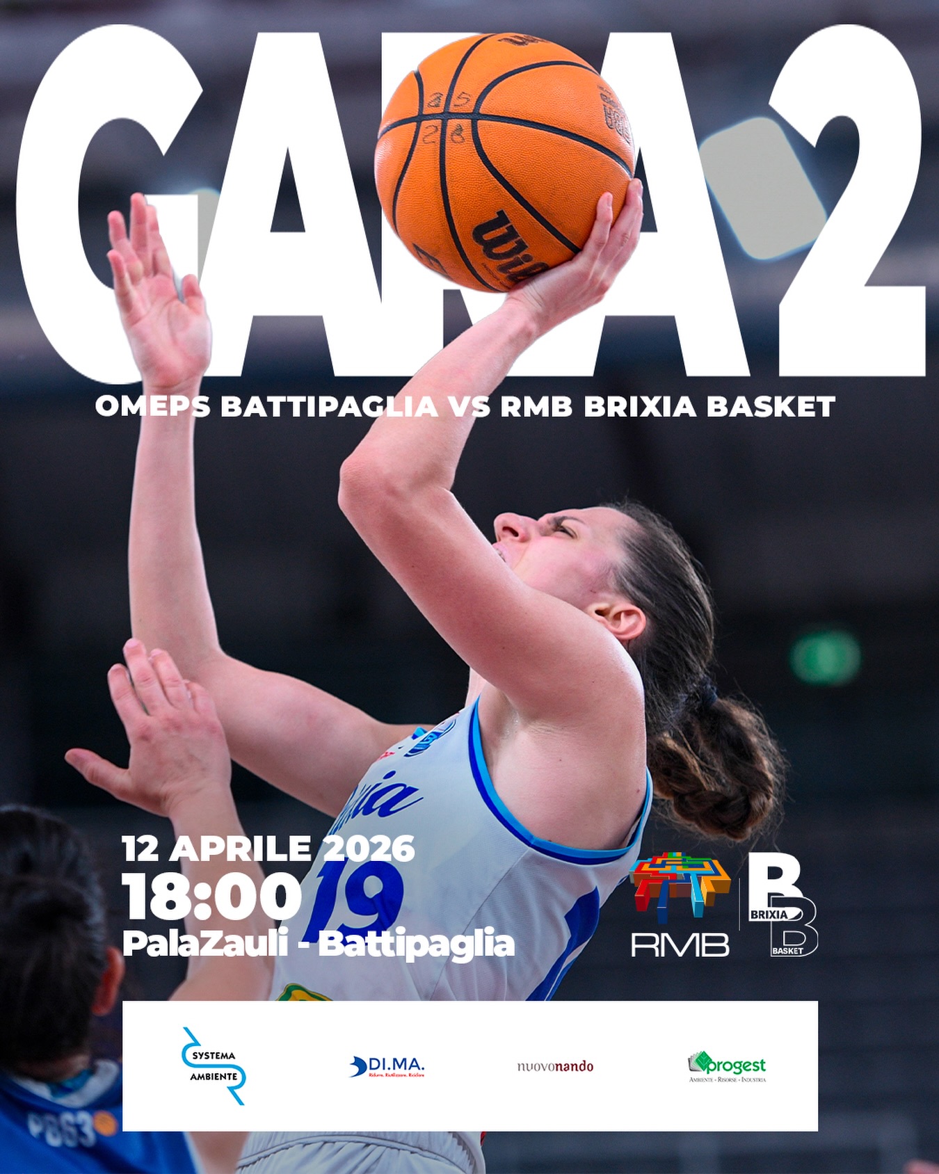 𝗡𝗘𝗫𝗧 𝗠𝗔𝗧𝗖𝗛
Playout - 2º Turno, Gara 2
DOMENICA 12/04, h 18:00
PalaZauli - Battipaglia
vs @polisportiva1963
#wearebrixia