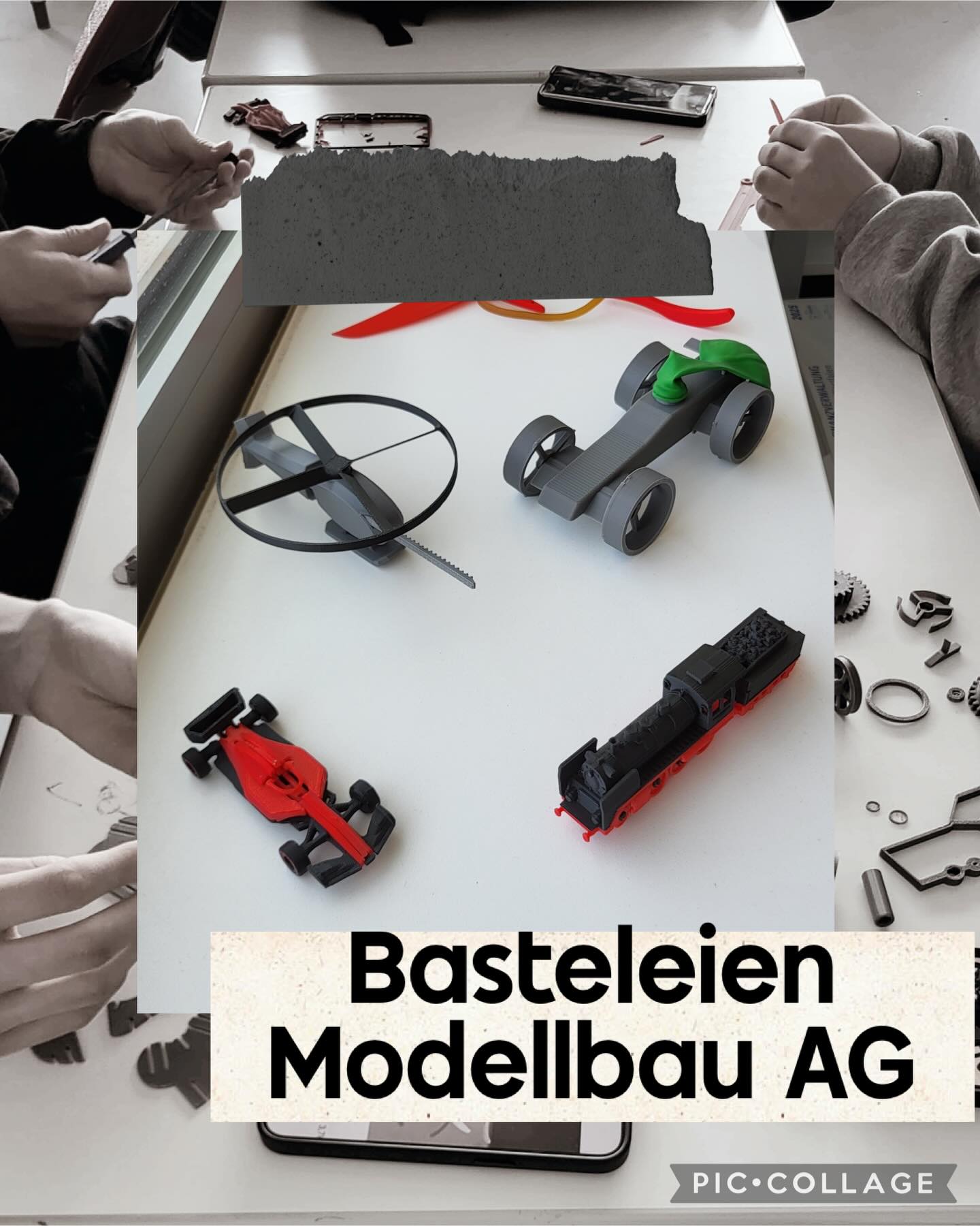Unsere Modellbau AG bastelt munter vor sich hin. Hier einige Ergebnisse 🤓🗜️🔨🔧🛠️🪚 #toniturekrealschule #modellbau #schulleben #schule