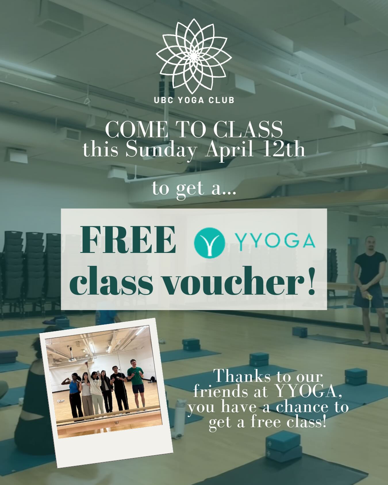 LAST DAY OF CLASS: A big thank you to our sponsors @yyoga.west.point.grey for these free class passes :)
Hope to see you all on the mat tomorrow 🧘