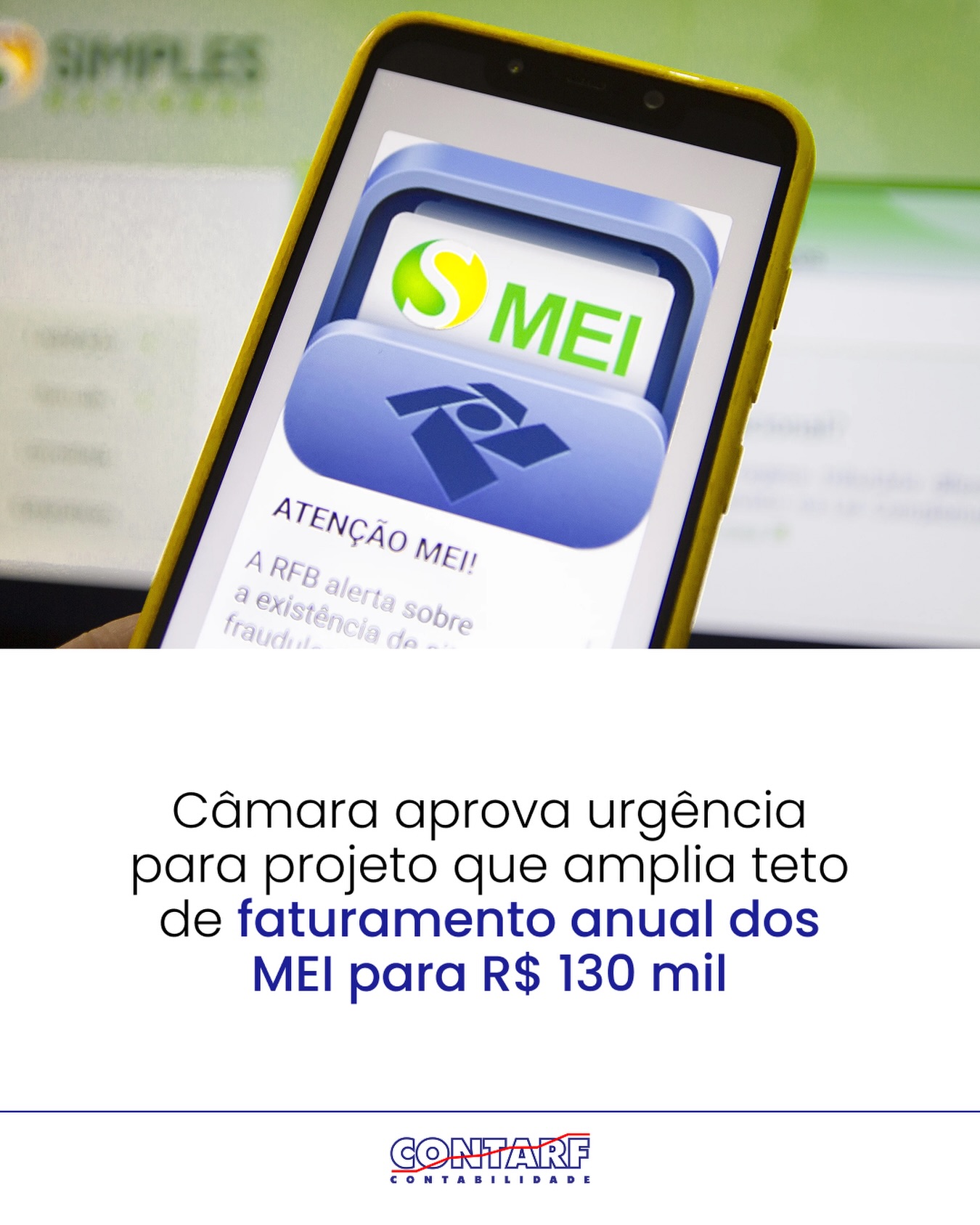 A Câmara dos Deputados aprovou nesta terça (17), por unanimidade, o requerimento de urgência para votação do Projeto de Lei Complementar (PLP) 108/2021. O projeto prevê o aumento do teto de faturamento dos microempreendedores individuais (MEI) para R$ 130 mil e do limite de contratação de um para dois funcionários.
Para o presidente do Sebrae, Décio Lima, a aprovação do requerimento sinaliza um grande passo para estimular ainda mais o empreendedorismo. O Brasil bateu um recorde na criação de empresas em 2025: 5,1 milhões de empreendimentos foram abertos, segundo a emissão de cartão CNPJ da Receita Federal. Desse total, cerca de 3,8 milhões eram MEIs.
Fonte: Agência Sebrae de Notícias
Para mais informações, entre em contato com a nossa equipe:
📍 Torre Empresarial Iguatemi, salas 211, 212 e 213
📱 (85) 98849-3368 (WhatsApp)
📞 (85) 3278-3343 | (85) 3104-1669
#contarfcontabilidade #contador #contabilidade #mei #microempreendedor