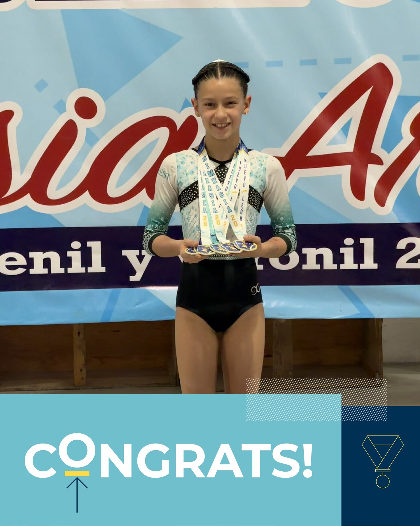 We are proud to celebrate Roberta, who competed at the State Gymnastics Championship, where only 7 girls qualified out of all participants. Roberta earned 1st place as State Champion and secured her spot to represent Nuevo León at the National Gymnastics Championship in Aguascalientes. Congratulations, Roberta! 🎉 #WeAreISR