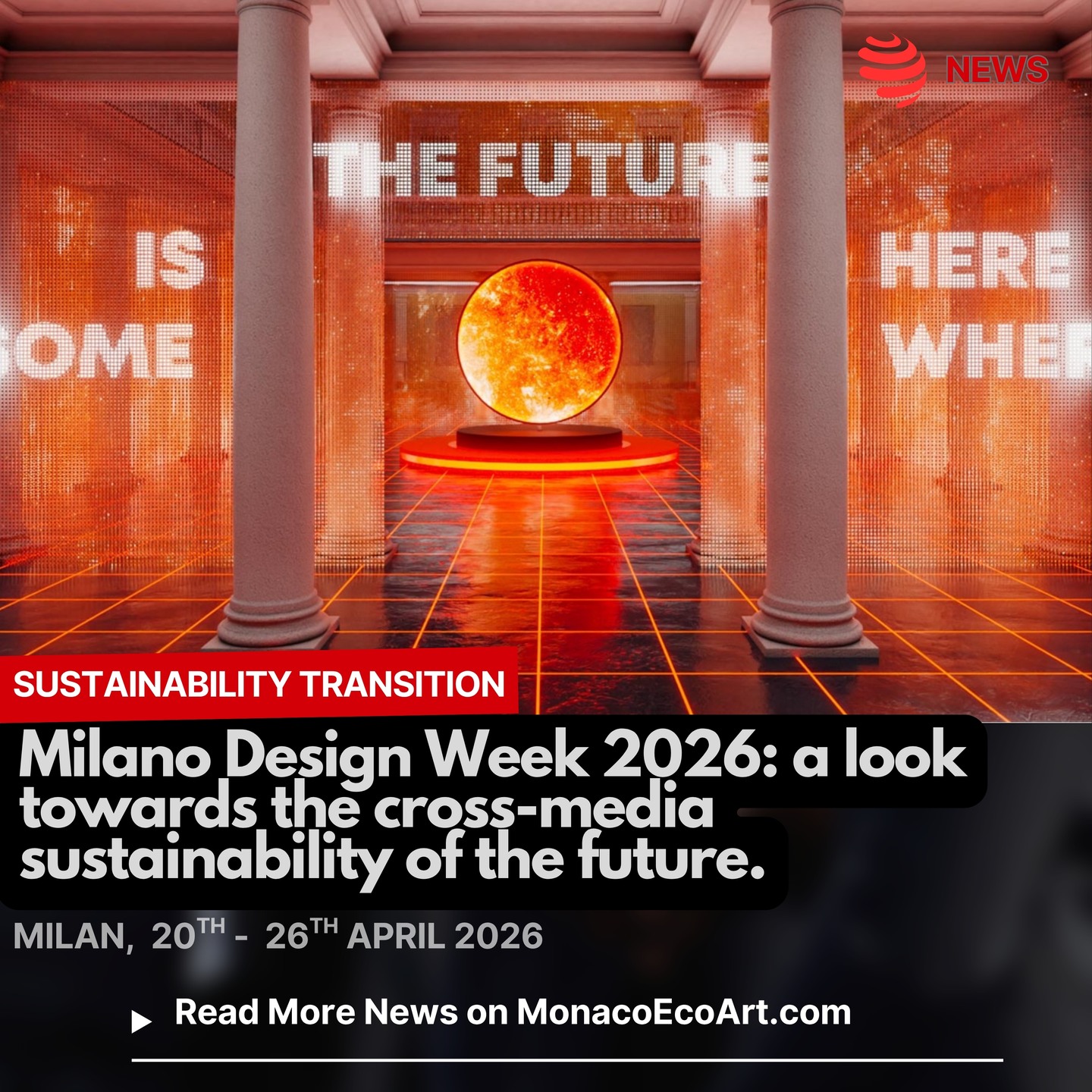 ✒🇲🇨 MONACŒCOART®
📦⛩️ SUSTAINABILITY TRANSITION
🇬🇧🇺🇸 Milano Design Week 2026: a look towards the cross-media sustainability of the future.
🇫🇷 Milano Design Week 2026 : un regard vers la durabilité cross-média du futur.
🇮🇹 Milano Design Week 2026: uno sguardo alla sostenibilità crossmediale del futuro.
🇪🇸 Milano Design Week 2026: una mirada hacia la sostenibilidad cross-media del futuro.
Read the full text of the article at: www.monacoecoart.com
#ecosystem #innovation #environment #economy #future #generation #circular #luxury #design #digital #wellbeing #talent #architecture #intelligence #milano #week #laboratory #artificial #lifecycle #target #supply #chain #visionary #creative #experience 📸 © @fuorisalone @isaloniofficial @regionelombardia.official - Contents and Layout: © MonacoEcoArt.com - @linaghotmeh @zahahadidarchitects @uno_contract @hayvenhurst