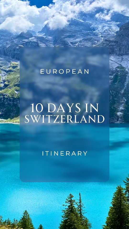 10 days. 4 regions. Fondue, alpine gondolas, a quick escape to Lake Como, and zero stress. 🇨🇭✨
Switzerland isn't just a destination — it's an experience your family will talk about for years.
Our Switzerland summer family itinerary is everything and it's all on the blog. Head to the link in our bio (Linktree) to read the full guide!
_____________
Travel well. Travel with intention.
#SwitzerlandFamily #FamilyTravelBlog #SummerInSwitzerland #TravelWithKids #LuxuryTravel