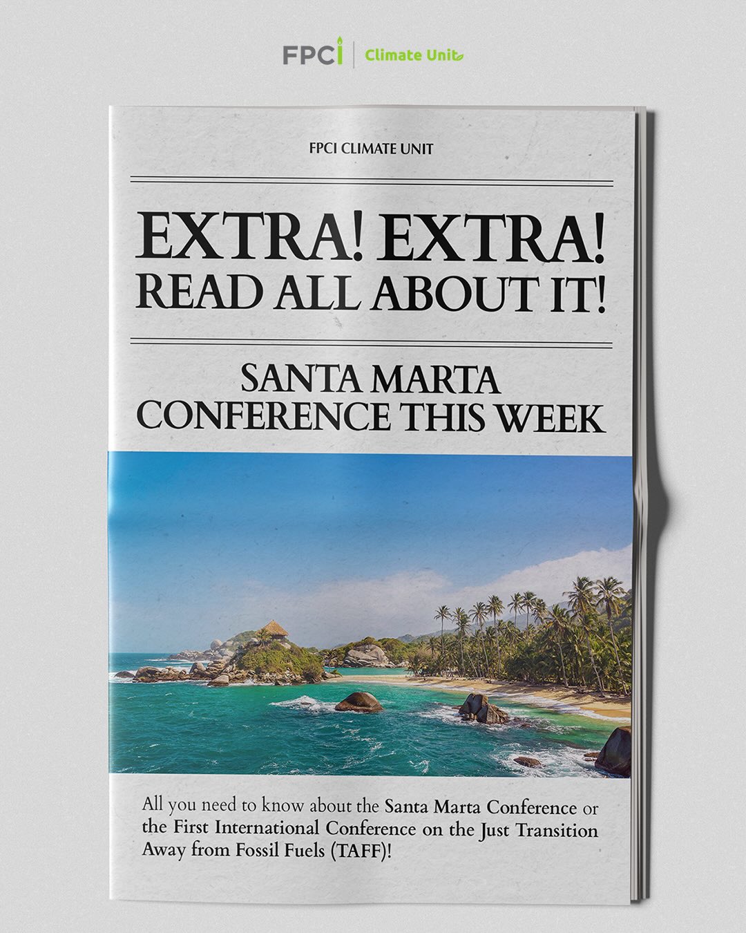 Something big is happening in Colombia this week 🇨🇴
Tomorrow marks the start of the First International Conference on the Just Transition Away from Fossil Fuels (TAFF) in Santa Marta. This is a groundbreaking event dedicated to mapping out a real pathway for fossil fuel phase-out.
Swipe left for everything you need to know! ⬅️
#santamarta #taff #energytransition #fossilfuels #cop30