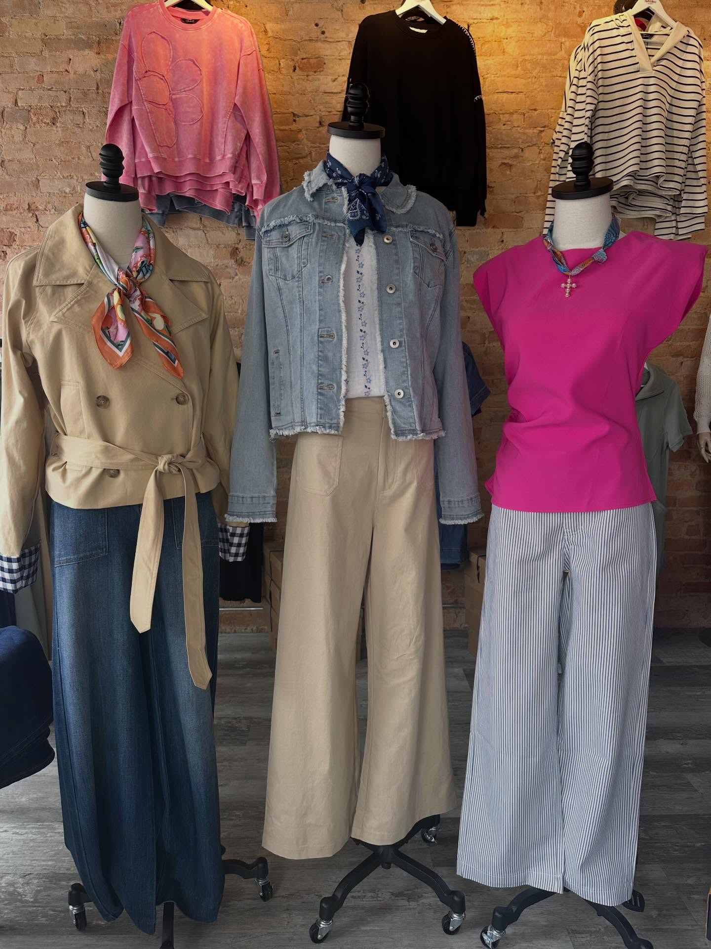 Stop by today for a Spring Wardrobe reset! 🌷
Which look do you love the most— A, B, or C?