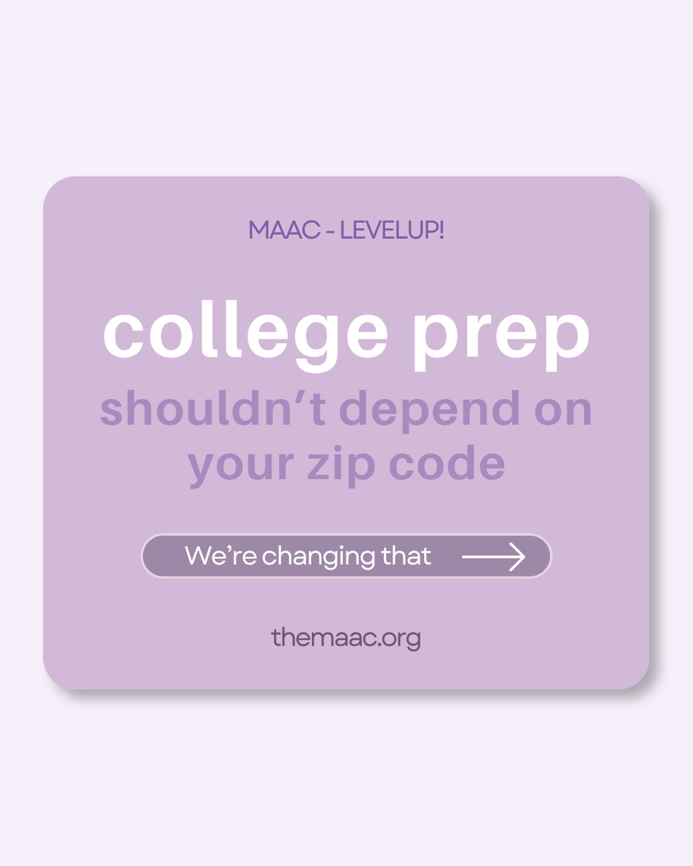 LevelUp! isn’t just about college apps. The curriculum blends college prep with social-emotional wellness, community building, and identity development. Because the whole student matters.
#HolisticEducation #CollegeReady #MAAC