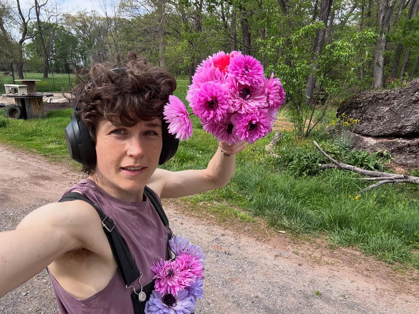 We’re freakin’ out! In a good way! We have officially landed a booth at the Leesburg Flower and Garden Fest this year and we’ve got a tiny Squeemol stuffed with goodies. @pam.n.escobar and I will be slingin’ local cut flowers from out farm, 10 minutes away, and my grower buddies with @rockandriverflowers , fancy Pansies i started from seed for you plus some cute cut flowers and herb starts like Safflower, Coreopsis and Ladies Mantle!
BYOV (bring your own vase for us to fill for you with 100% locally sourced cut flowers) or grab a bouquet / build your own to drop in a vase when you get home from your glorious spring day in downtown Leezy!
#downtownleesburg #flowerandgarden #flowerfarmer #localflowers #leesburgva
You comin?