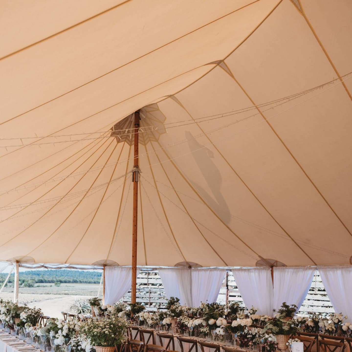 Our 10m x 22m Sperry Tent provided the perfect venue for The Stevens wedding at their pineapple farm in August.
It was a sweltering day & luckily, due to their sweeping canopy, the Sperry Tents are much cooler than a traditional marquee.
We are the only provider of Sperry Tents in Central Queensland, so if you're interested in having one of these beauties, make sure you get in touch to see if we have one available for your event.
Photos by @tamaraporterphotography
Wedding planning, styling, floristry, coordination & Furniture hire @lilly_and_lotus