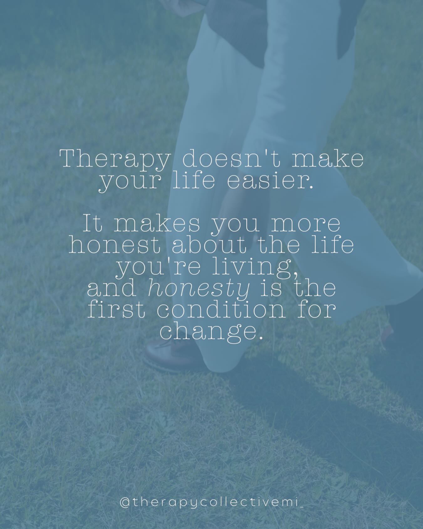 People come to therapy expecting to feel better. And sometimes you do — eventually. But first, you usually feel more.
More aware of the patterns you’ve been running. More honest about the relationships that drain you. More clear on the ways you’ve been abandoning yourself to keep other people comfortable.
That’s not therapy failing.
That’s therapy working.
You can’t change what you won’t look at. And most of us have spent a long time not looking…because looking means grieving, and grieving means admitting something wasn’t okay.
The work isn’t about getting your life to feel easier. It’s about getting honest enough with yourself that the life you’re building is actually yours.
-
-
-
-
#therapyworks #honestyhealing #therapistsofinstagram #michigantherapist #innerwork