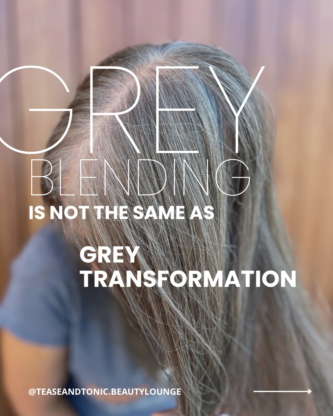 Grey blending softens.
Grey transformations reset.
Two completely different services—designed for different starting points.
I specialize in soft grey blending for a more natural, low-maintenance grow-out.
Not sure which one is right for you?
Start with a consultation 🤍
Comment “BLEND” and I’ll help you decide