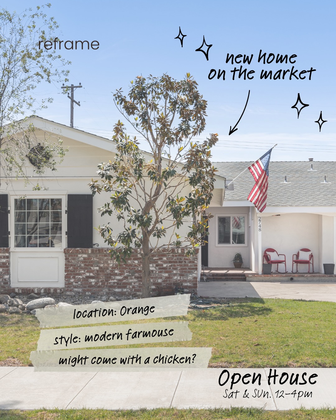 You’re going to love what this East Orange home has hiding!
A single-story, 4-bedroom home on a quiet cul-de-sac with no HOA, no Mello-Roos, and a backyard that honestly stopped me in my tracks. Someone converted the shed into a fully powered dry bar. There’s a built-in pizza oven, an outdoor fireplace, a working chicken coop, and direct access to biking trails. This is not a flip. This is someone’s actual life — and they built it well.
Inside, the kitchen is the anchor. 48” Italian range, stone counters, walk-in pantry, oversized island, custom cabinetry with pots-and-pans drawers, built-in trash and recycling, and a Café dual-zone wine fridge. It opens straight into the family room the way a kitchen should.
All four bedrooms are on the main level. The primary has dual closets, a cedar-lined closet, built-in cabinetry, and an updated ensuite. A second fireplace with gas starter sits off the kitchen for the nights you don’t want to go outside.
Plantation shutters, crown molding, recessed lighting, and double-pane windows throughout. RV parking.
Direct-access two-car garage. 7,420 sqft lot at the end of a low-traffic street. Minutes to the 55 and 22.
1,909 sqft. Fully turnkey. The work is already done.
🏡 Open House this Saturday & Sunday | 12PM – 4PM
Listed by Yours Truly ❤️
Kina De Santis reframe | DRE #02100629
714-932-6174 | kina@reframere.com
#EastOrange #OrangeCA #OrangeCountyRealEstate #OCHomes