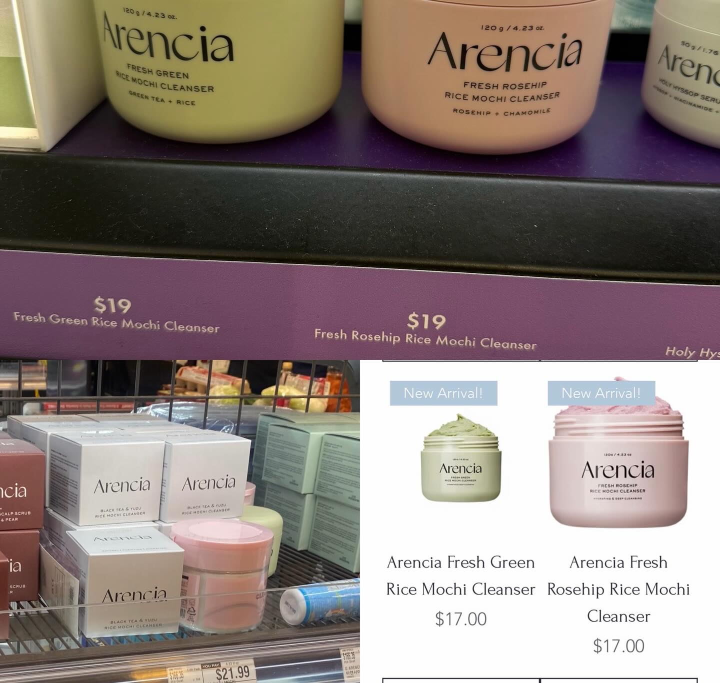 Where will you shop? $19 at Sephora, $21.99 at H-Mart, $17 to support our small business 💗
This is one of our new faves! A thick cleanser that leaves your skin feeling silky smooth and snap!