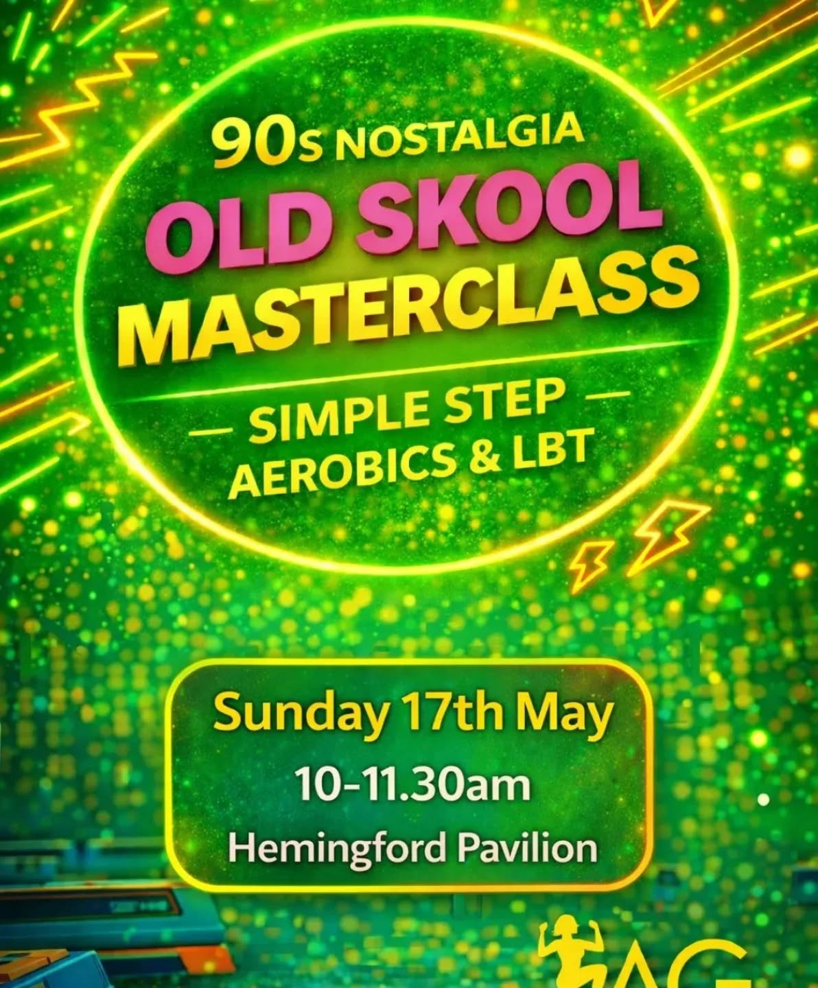 LAST 3 SPACES LEFT!!!!
💚✨ 90s NOSTALGIA — OLD SKOOL MASTERCLASS ✨💚
I’m throwing it back… and you’re invited 😍
Think feel-good vibes, great music and a class that reminds you just how fun movement can be 💃
🎶 Simple Step
🔥 Aerobics
🍑 LBT
No pressure.
No complicated choreography.
Just a fun, energising session where you can move, laugh and leave feeling amazing 🙌
📅 Sunday 17th May
⏰ 10:00 – 11:30am
📍 Hemingford Pavilion
✨ Ready to join me?
👉 Book here:
www.bookwhen.com/andreagaynor
Spaces will be limited — so if you’re thinking about it, this is your sign 💛
Let’s bring the 90s energy back 💿💃
#OldSkoolAerobics #90sFitness #AGFitnessAndHealth #FeelGoodMovement #FitnessOver40