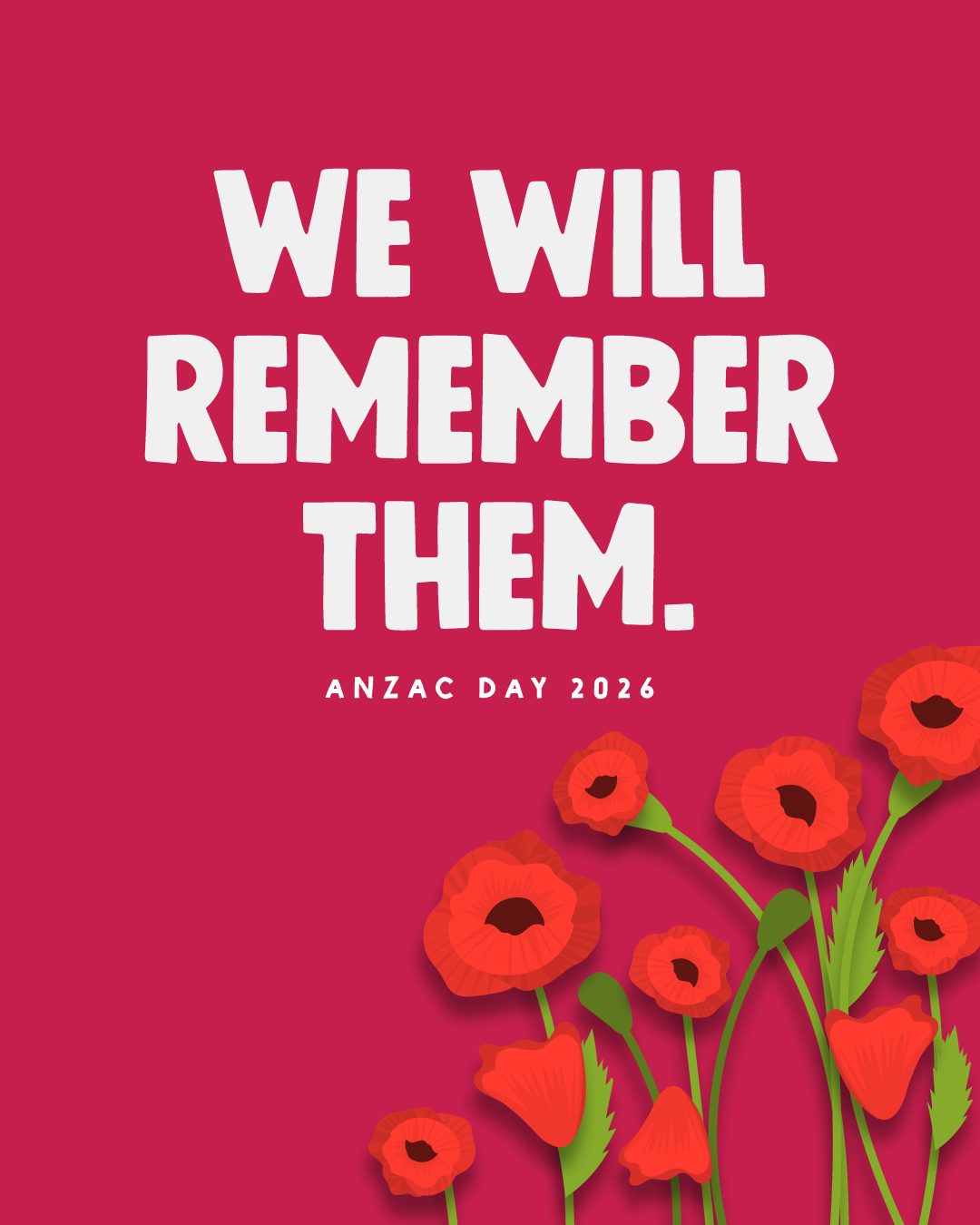 Lest we Forget 💕
.
.
#anzacday #anzacday2026 #lestweforget #wewillrememberthem