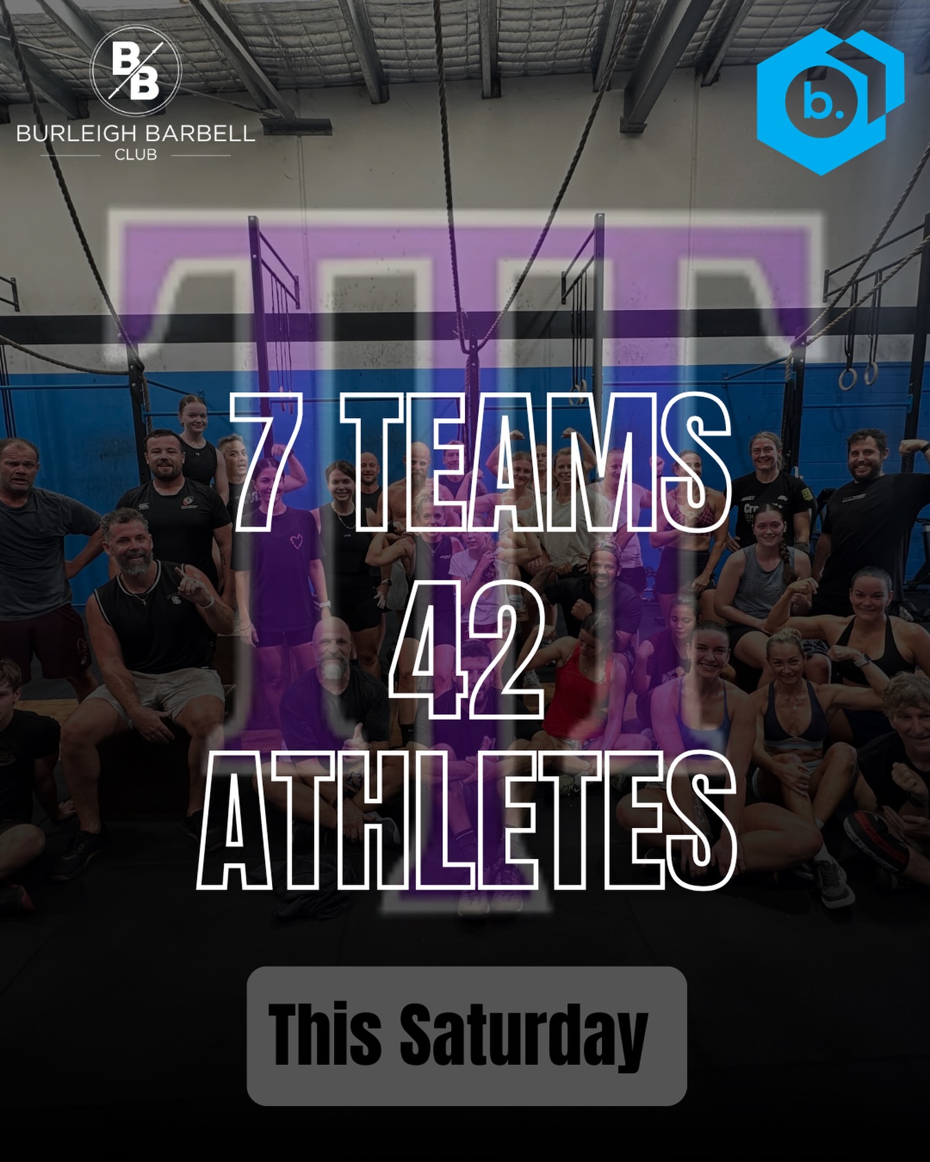 CrossFit Burleigh x Burleigh Barbell will be coming in hot this weekend @the_trinity_throwdown
.
With 7 teams taking the competition floor, we have some being their 1st competition, some excited to see the barbell, others are veterans .
.
Bring on the chaos
#crossfitburleigh #burleighbarbellclub