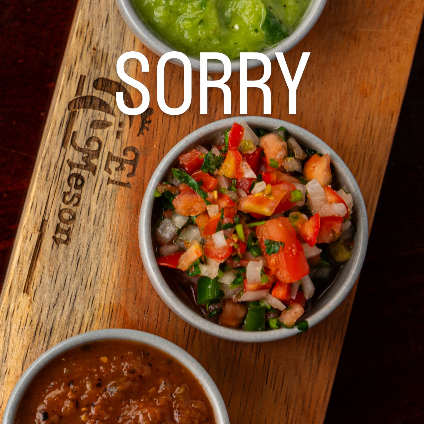 SORRY 😢