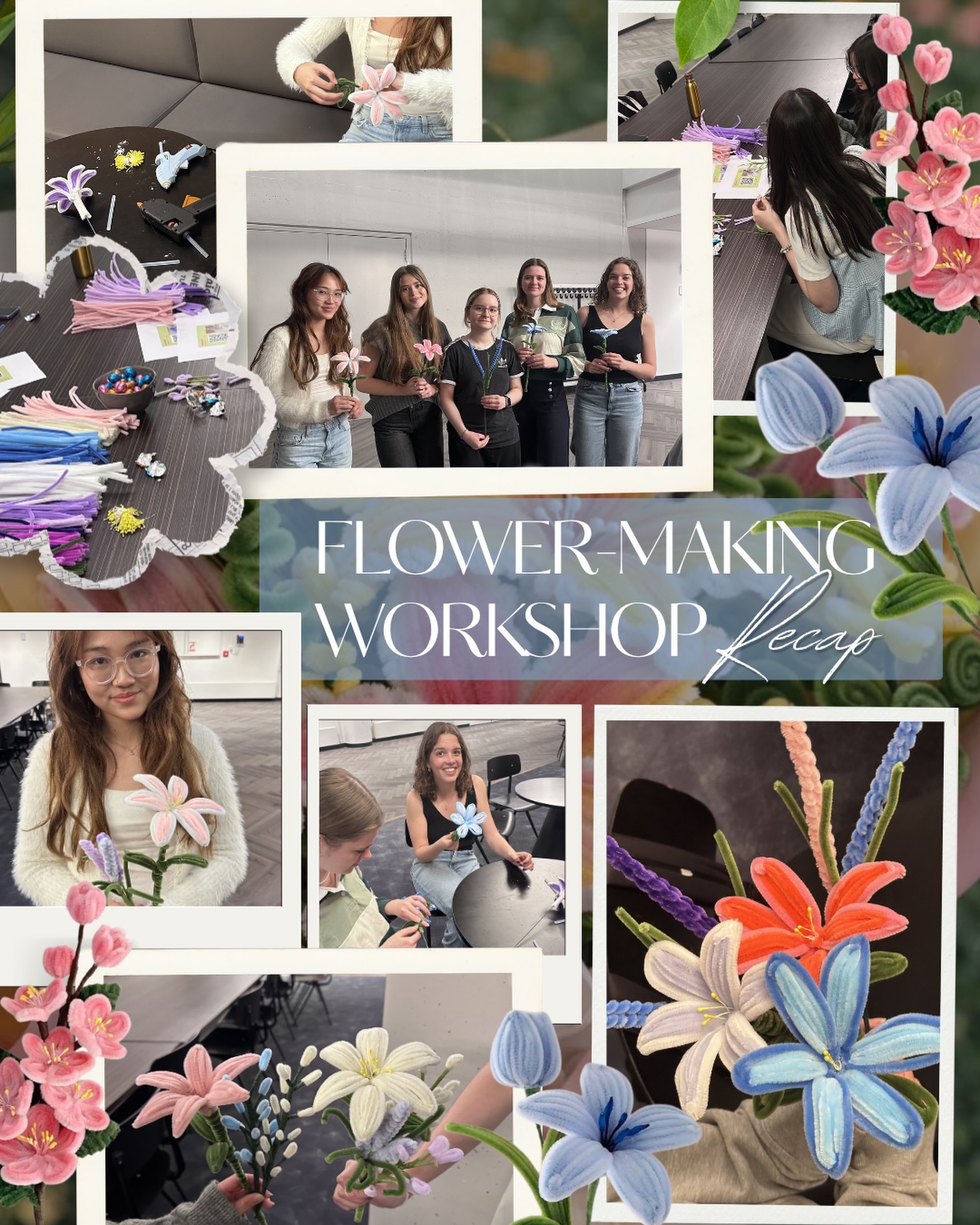 Recap from our flower-making workshop🌸 Lots of creativity, colour, and unique handmade blooms!
Thank you to everyone who joined and made the session so fun💐
Keep an eye out for our next fun events!✨
Love, EUnitas💙