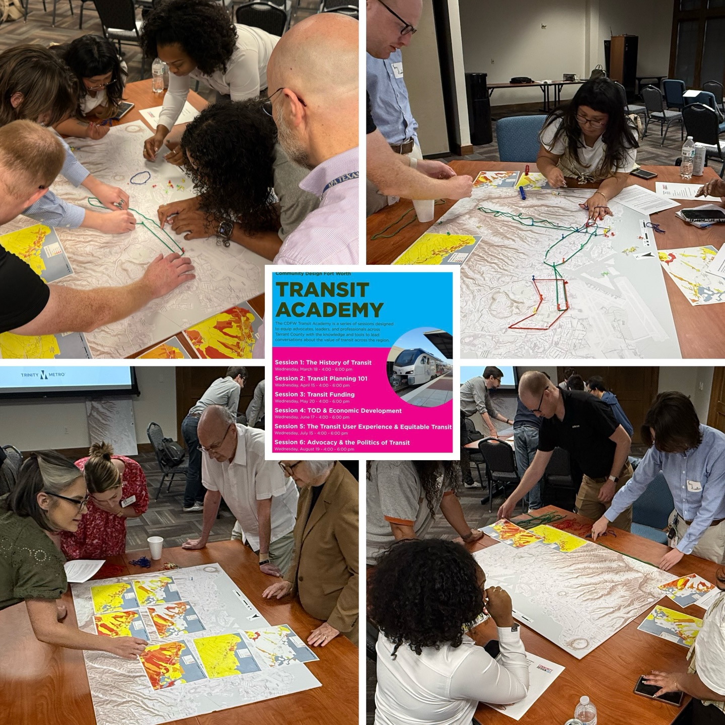 Transit Planning 101, led by Phil Dupler, Director of Planning at Trinity Metro introduced the fundamentals of transit planning to participants through an interactive, hands-on activity to design a transit network.
Participants explored the key factors, tradeoffs, and real-world constraints that shape planning decisions.
By the end of the session, attendees gained a clearer understanding of how transit systems are planned and how thoughtful network design supports accessible, efficient mobility for all users.