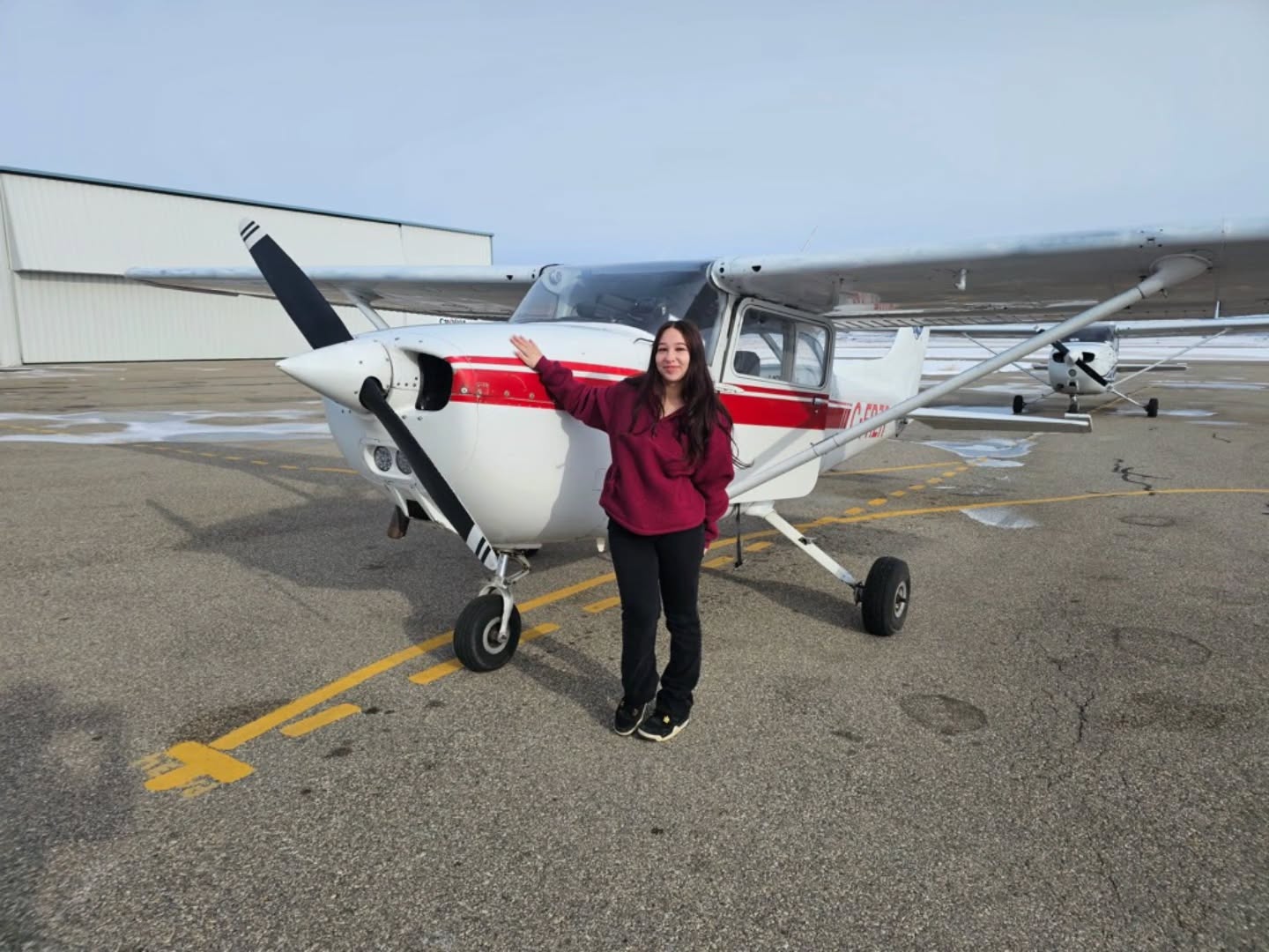 First Solo! ✅
Congratulations to Ale for taking to the skies on her own for the first time!
.
.
.
#satc #studentpilot #ppl #c172 #cybw