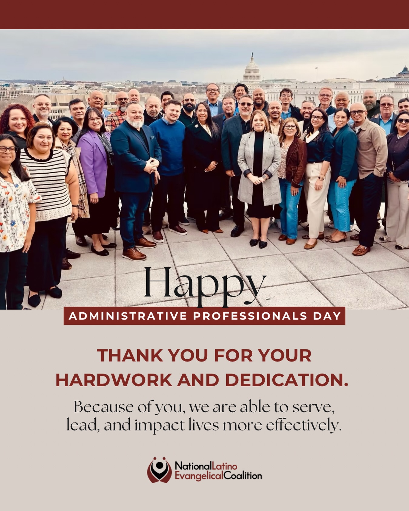 Happy Administrative Professionals Day to the amazing team and members who support our work and mission.
Your excellence, grace, and quiet strength keep everything running smoothly each and every day. Thank you for your unwavering support, your attention to detail, and your deep dedication to the mission we share.
You are the glue that holds so much together, often working behind the scenes, yet always at the heart of all we do. Because of you, we are able to serve, lead, and impact lives more effectively.
Today, we celebrate you with gratitude, honor, and so much love. We truly could not do this without you! 💐✨
#AdministrativeProfessionalsDay #TeamAppreciation #Gratitude #NaLEC