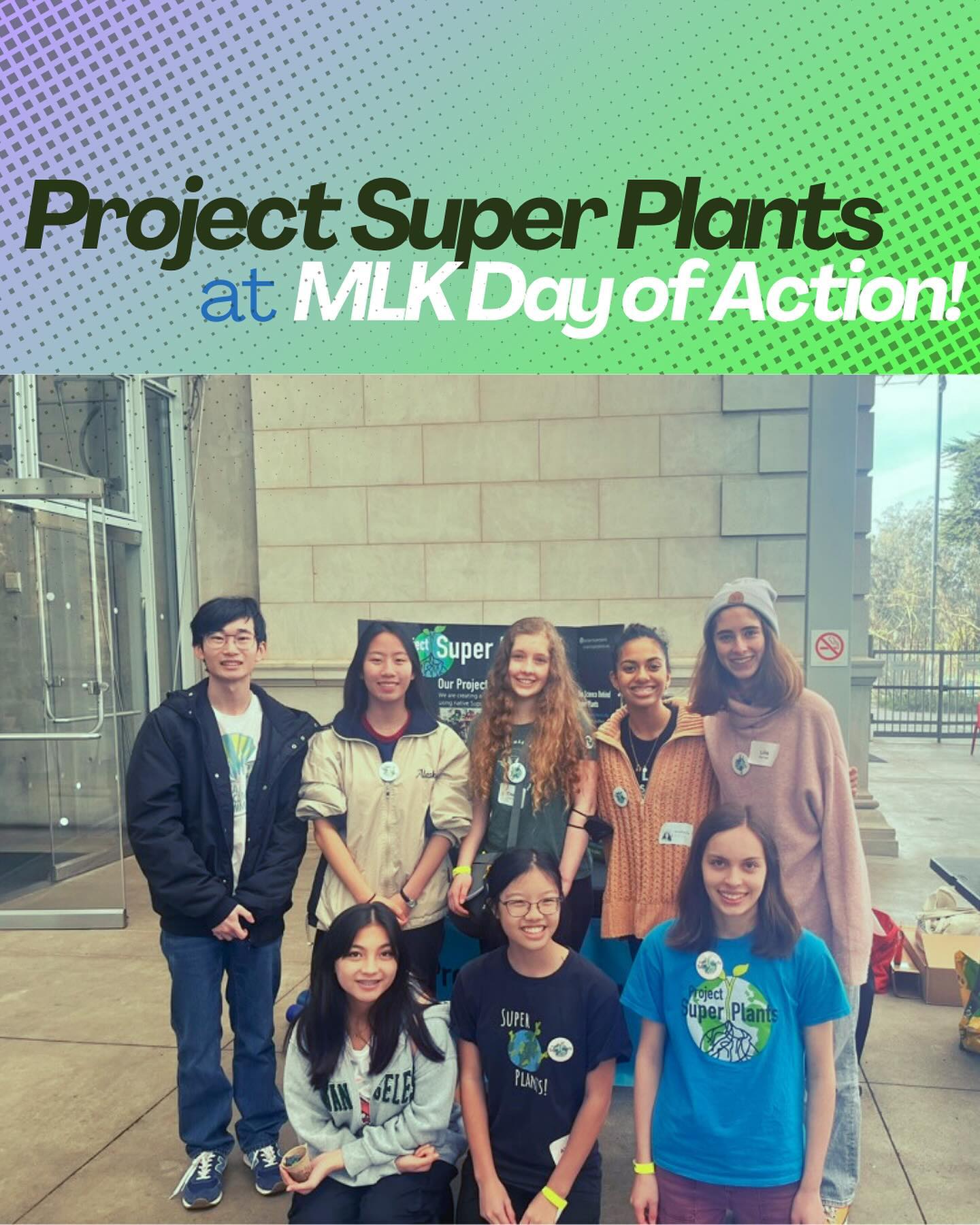 We had so much fun at the MLK Day of Action @calacademy last week! Thank you @youthaction4planet for organizing this awesome event 💚
It was amazing to hear from other youth environmental advocates on the panel, including PSP’s founder, Harper!! The team engaged OVER 130 youth, teachers, organizers, and parents through our info table and our interactive planting activity 🌱
📸 slides 2&5: Nicole Ravicchio © California Academy of Sciences