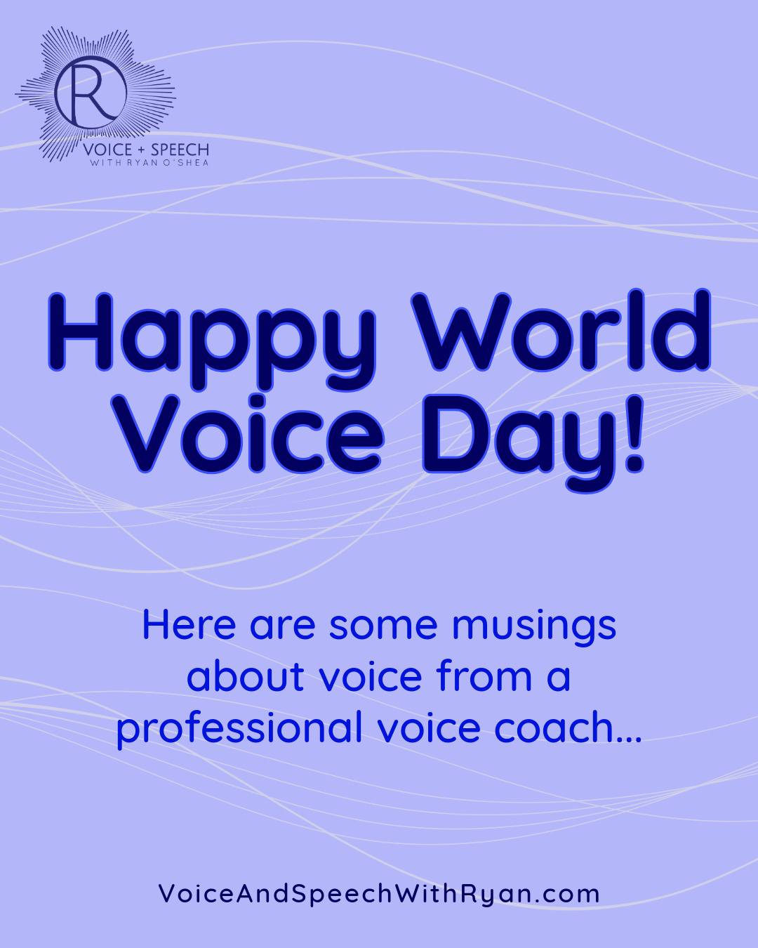 Expansion over fixation: You don’t need to "fix" your voice. In my experience, most voice goals are achieved through expanding your range and adding new tools, not eliminating traits you think are "wrong."
There’s no such thing as your “natural voice.” Your voice has a range of possibilities, and you’ll need to play and continue to practice to discover all of them.
A confident voice is about more than how you sound: Sometimes we feel confident because we like the way we sound, and sometimes we like the way we sound because it’s aligned with the confidence we feel. It’s good to work on both the internal experience and the external expression.
“Your voice is the fingerprint of your soul.” I’m not sure to whom I should attribute this quote but I’ve always loved it because it just feels true.
Vocal biases are normal: We all have biases about what we like (and don't like) in our own voices and others'. That’s cool—as long as we don't take those biases too seriously. Don’t be too hard on yourself (or others!) because of how you (or they!) sound.
Performance vs. Pleasure: You don't have to be a professional performer to enjoy your voice. I care as much about the karaoke parties in my living room as I do my professional performances.
“Voice is an action.” -Catherine Fitzmaurice: Giving voice to your thoughts and feelings can change everything. It can clarify thoughts, release held emotions, and build connection.
There’s value in passive voice, too: While voicing things is powerful, remember when there's someone on the receiving end being affected by what you say. You don’t have to voice every thought.
“Breathing is meaning.” -Catherine Fitzmaurice. I wouldn’t be a voice coach if it weren’t for my mentor and teacher, Catherine Fitzmaurice, and so many other voice coaches I've worked with over my decades of training as a singer, actor, and teacher. I’m so grateful to all of my teachers who have helped me find my literal and metaphorical voice.