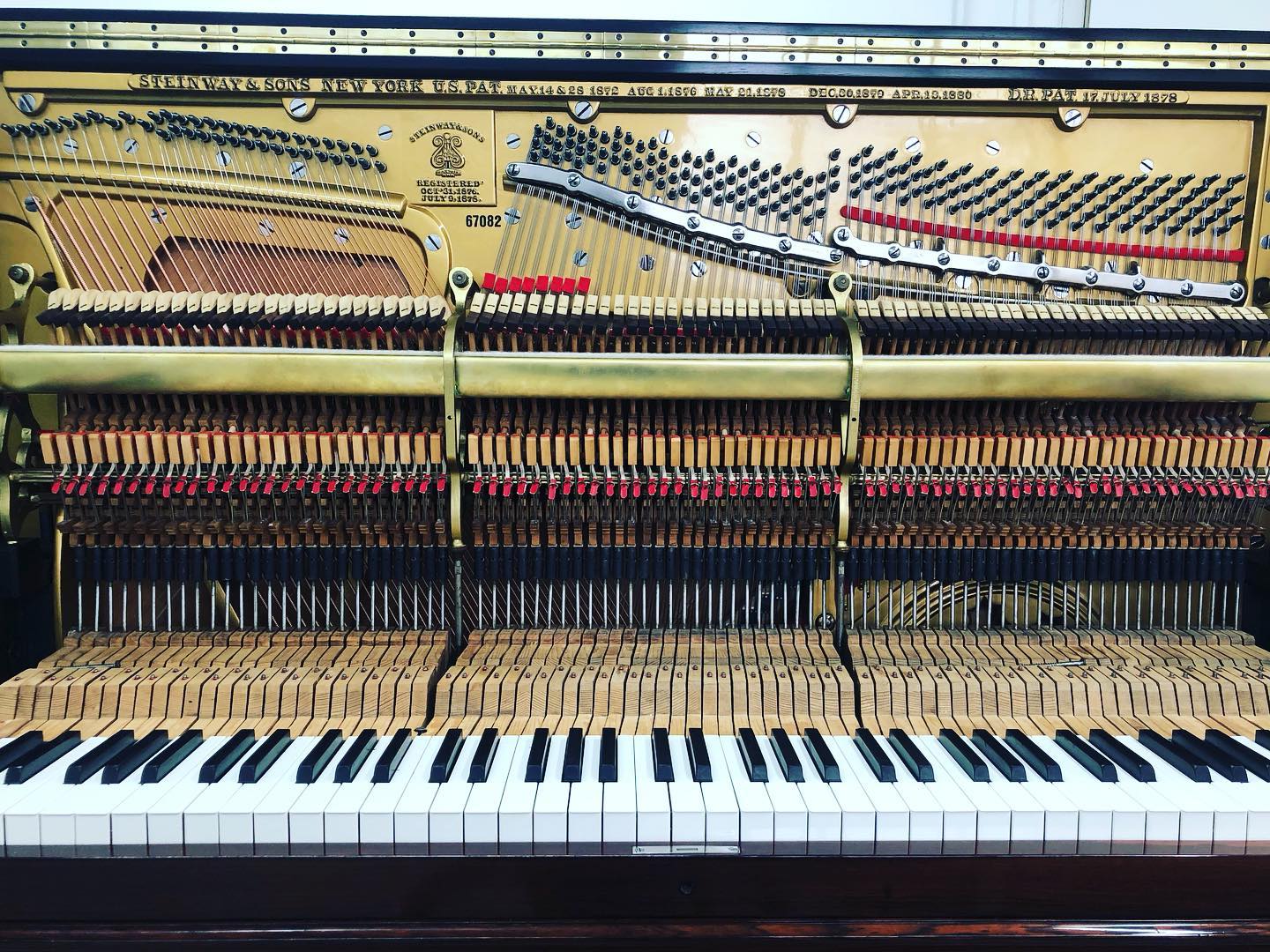Steinway upright restored and now back with the owner. What an absolute beast, and a nice treat seeing most of the casework being solid rosewood. I was a little skeptical at first as it was in really bad shape, but really happy with how it’s come up in the end. A few little problems to solve would pop up now and again but that’s just part of the piano fixing fun 😂Absolutely stunning French polish work by @longfrenchpolishing @mrslongfrenchpolishing and massive thank you to @laura_dayman_johns and @itmesrah for your hard work on this one. It was definitely a team effort 👊 love seeing the incredible talent of these guys, they never fail to impress. What a dream team.
#piano #pianotuner #piano tuning #pianorestorer #pianorestoration #pianoregulation #workshop #frenchpolishing #antique #antiquerestoration #letteringart #steinway #steinwayupright #dreamteam #metalspraying #pianorefinishing #woodwork #woodworker #artisan
