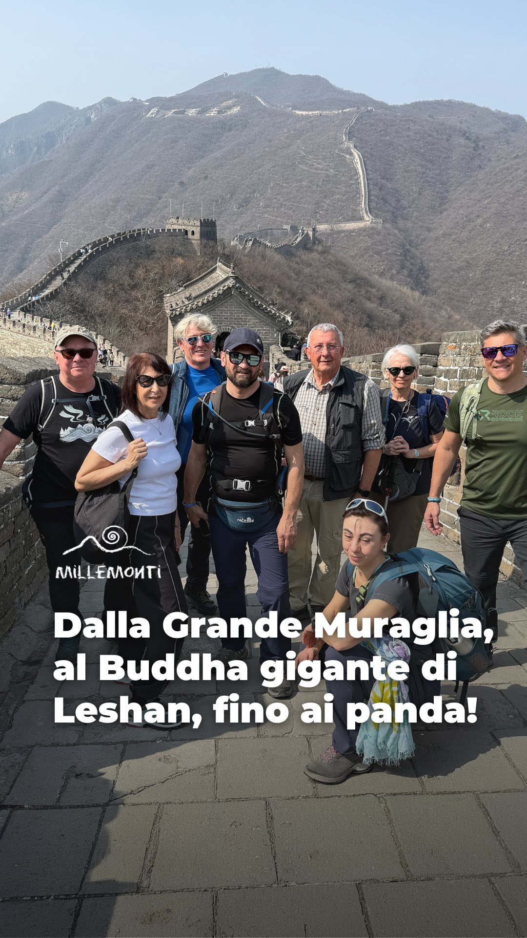 🇨🇳Dalla Grande Muraglia, al Buddha gigante di Leshan, fino ai teneri #panda! 🐼
👉 Stay Tuned : il racconto di questo incredibile viaggio continua!
#millemonti #trekking #viaggiodigruppo #grandemuraglia
@sportlandweb_ @kayland_official @rockexperienceofficial @guidealpinelombardia @guidealpine_italiane
