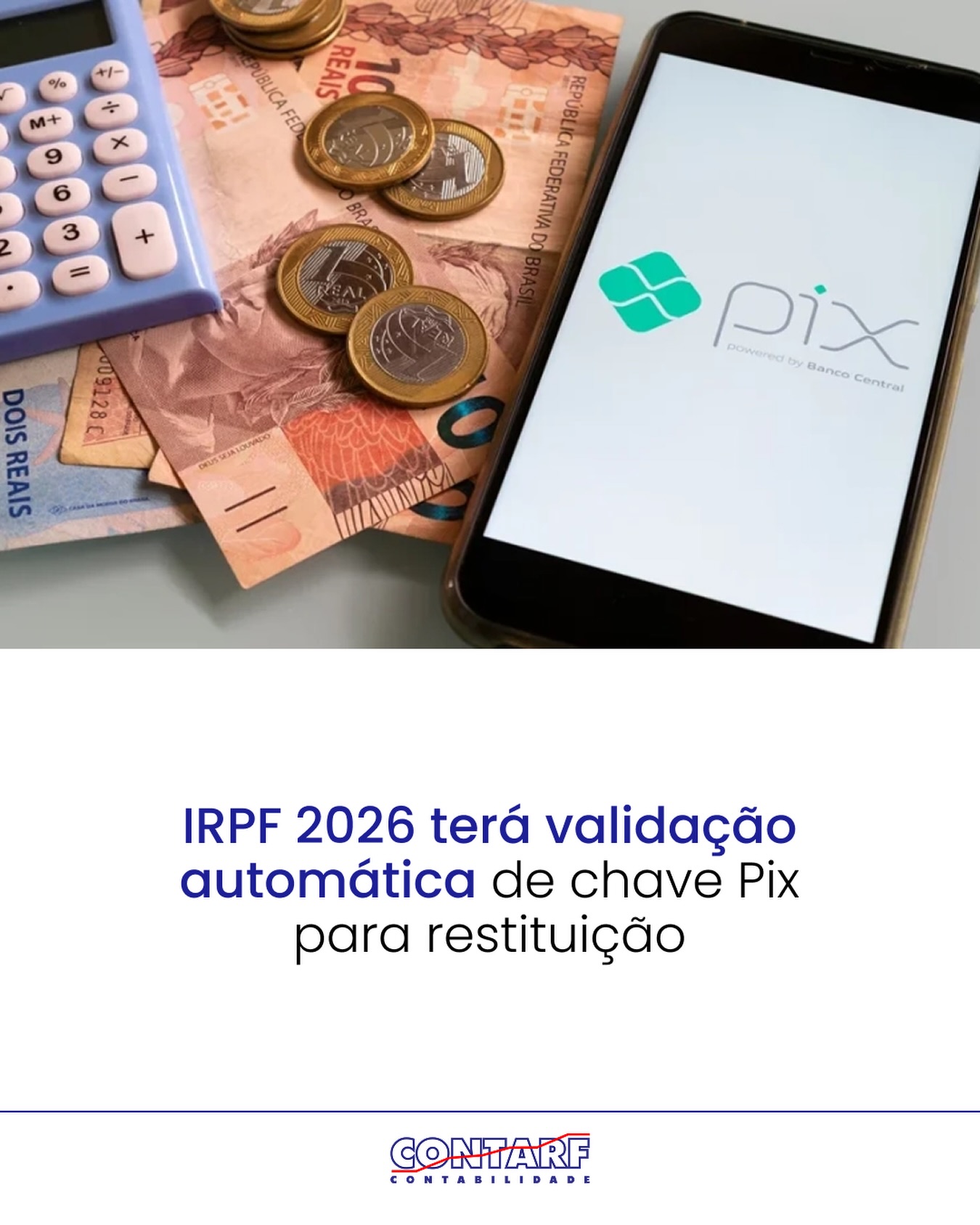 A Receita Federal, em conjunto com o Serpro, implementou uma nova funcionalidade para a restituição do Imposto de Renda Pessoa Física (IRPF) 2026: a validação automática da chave Pix informada pelo contribuinte. A medida faz parte das iniciativas de digitalização dos serviços públicos e será aplicada já no ciclo de entrega que começa nesta segunda-feira (23) e segue até 29 de maio.
Com a mudança, o sistema passa a verificar, ainda durante o preenchimento da declaração, se o CPF informado está efetivamente cadastrado como chave Pix em alguma instituição financeira. Caso haja inconsistência, o contribuinte recebe um alerta imediato.
Até o ano passado, esse tipo de falha só era identificado na etapa de pagamento da restituição, o que poderia gerar atrasos, necessidade de retificação e devolução de valores.
Nova checagem ocorre em tempo real
A validação funciona por meio da integração entre os sistemas da Receita Federal e das instituições bancárias, permitindo a conferência automática das informações prestadas.
Fonte: Portal Contábeis
Para mais informações, entre em contato com a nossa equipe:
📍 Torre Empresarial Iguatemi, salas 211, 212 e 213
📱 (85) 98849-3368 (WhatsApp)
📞 (85) 3278-3343 | (85) 3104-1669
#contarfcontabilidade #contador #receitafederal #impostoderenda #pix