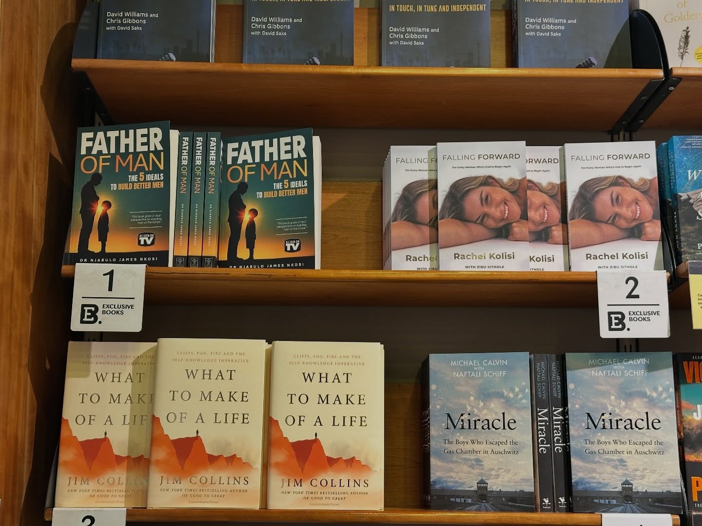 Father of Man is currently sitting at Number 1 at Exclusive Books Hyde Park, and I do not take that lightly.
What began as pain, questions, healing, and conviction is now reaching men, families, and readers in a real way. This moment means a lot.
Thank you to every person who has bought a copy, shared a post, said a prayer, and believed in the message.
This is not self-help. This is self-confrontation.
If you are in Johannesburg, pass by Exclusive Books Hyde Park and get your copy of Father of Man. Let’s build a better class of men.
#FatherOfMan #ExclusiveBooks #HydePark #Number1 #BuildBetterMen NjabuloJamesNkosi