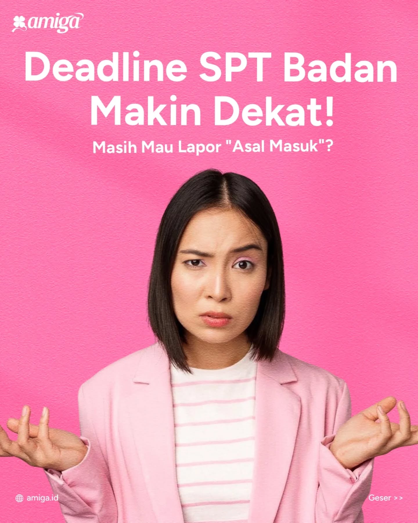 Di era Coretax, tantangannya bukan lagi sekadar "sudah lapor", tapi "sudahkah data Anda sinkron?".
Integrasi data dari 107 lembaga bikin transparansi makin ketat. Salah input kecil bisa memicu pemeriksaan otomatis yang melelahkan.
Biarkan tim ahli Amiga yang bereskan administrasinya agar laporan Anda patuh regulasi dan siap audit. Fokuslah pada bisnis Anda, urusan belakang biar kami yang jaga.
Konsultasikan kepatuhan pajak Anda sekarang bersama @amiga_id ! 🚀
#amiga #coretax #pajak #sptbadan #konsultan