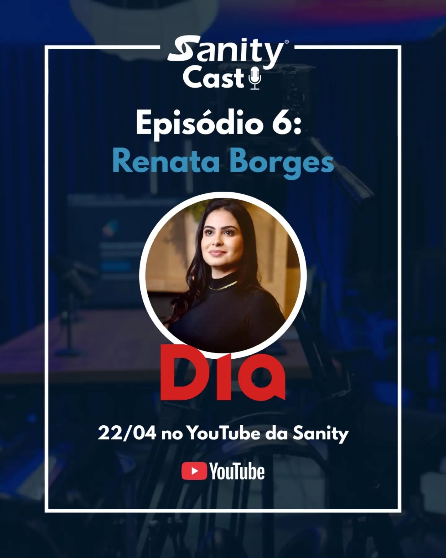 E finalmente chegou o dia...DO DIA! 🛒
A próxima convidada do SanityCast é @renatanunesborges , Gerente de Qualidade do @diasupermercado . Em um papo bastante esclarecedor, Renata contou sua trajetória no mercado e deu dicas para quem deseja trabalhar com qualidade e Segurança dos Alimentos para grandes marcas.
Já se inscreveu no YouTube da Sanity para não perder o episódio? Não esqueça: ele estará disponível dia 22/04.