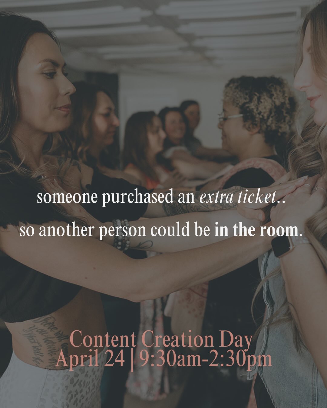 A very generous soul in our community purchased an extra ticket to Content Creation Day…
to gift to someone who truly could benefit 🤍
Content Creation Day is more than just taking photos.
It’s a space to showcase your heart, your magic, and your work.
a space where you get to be seen & supported.
We want to gift this ticket to someone who:
✨ Shows up for others
✨ Pours their heart into their work
✨ Has a vision their ready to bring to life
✨ And could truly benefit from being supported, seen, and captured in their element
It’s not just content…
It’s visibility. It’s stepping into your next level;
with photos and an identity that feels true to you.
And we know there is an incredible human out there who is ready for that ✨
If someone comes to mind…
Tag them below and tell us why you’re nominating them!
April 24th will be a special Content creation day- In collaboration with @thechelsearenee____ & Sakala,
with @mollygramphoto capturing the magic 📸
We can’t wait to see who you nominate ✨all nominations must be submitted by Friday 4/17! We will announce who will get the ticket on 4/18.
P.S: And if you’re feeling the pull to join us for Content Creation Day:
there are still a few spots left, and we would love to have you!
(click the event link in bio)
#denverevents #denvercontentcreator #denverentrepreneurs #coloradoentrepreneurs #sakalacommunity