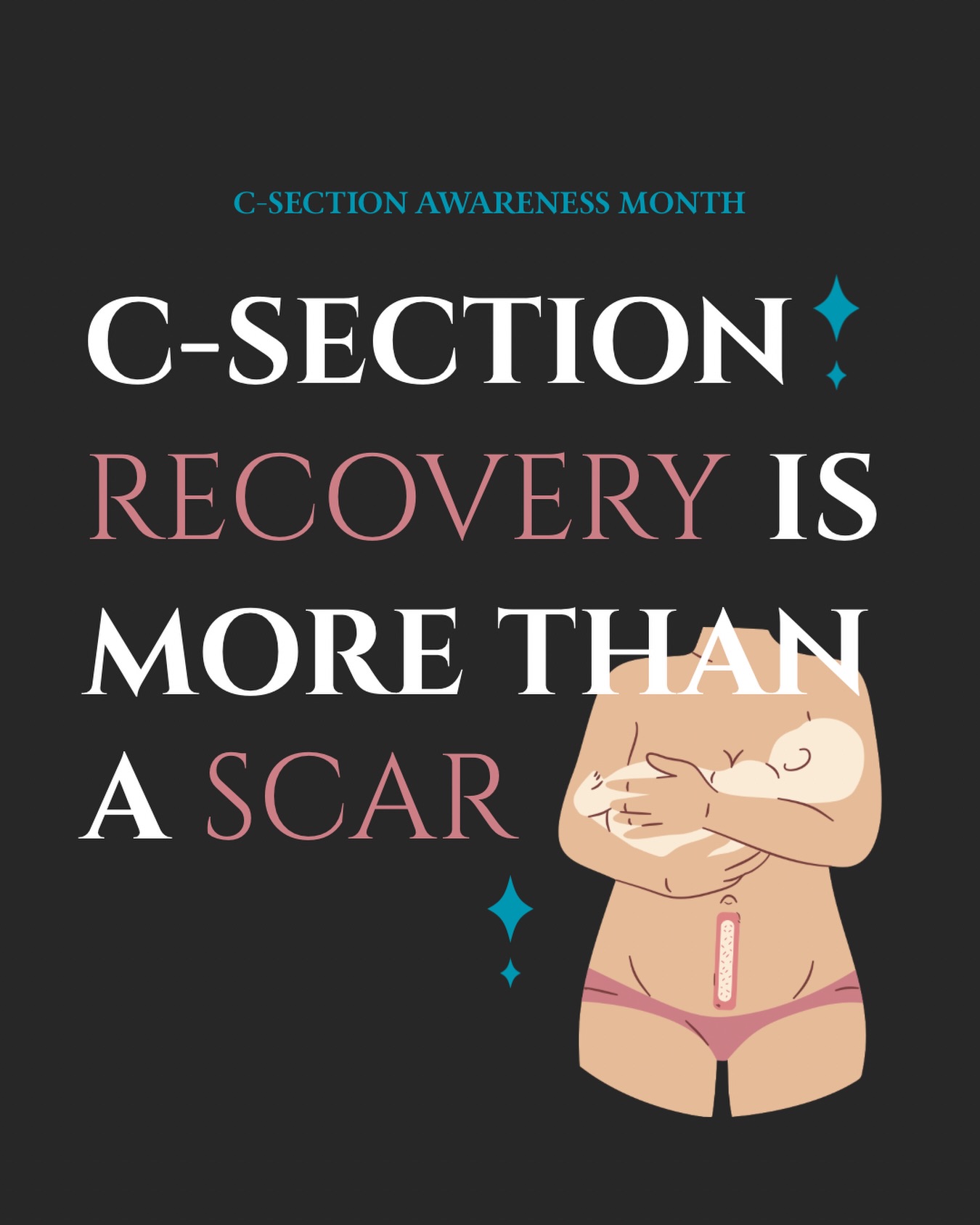 A C-section is major surgery… but most moms are sent home with almost no guidance
Your core was affected more than you think
Scar tissue needs attention
“Rest and heal” isn’t a full recovery plan
A C-section isn’t just about healing the incision — it’s about rebuilding your core, reconnecting to your body, and moving without pain or fear again.
You deserve more than “you’re cleared.”
DM us to schedule your C section recovery today!