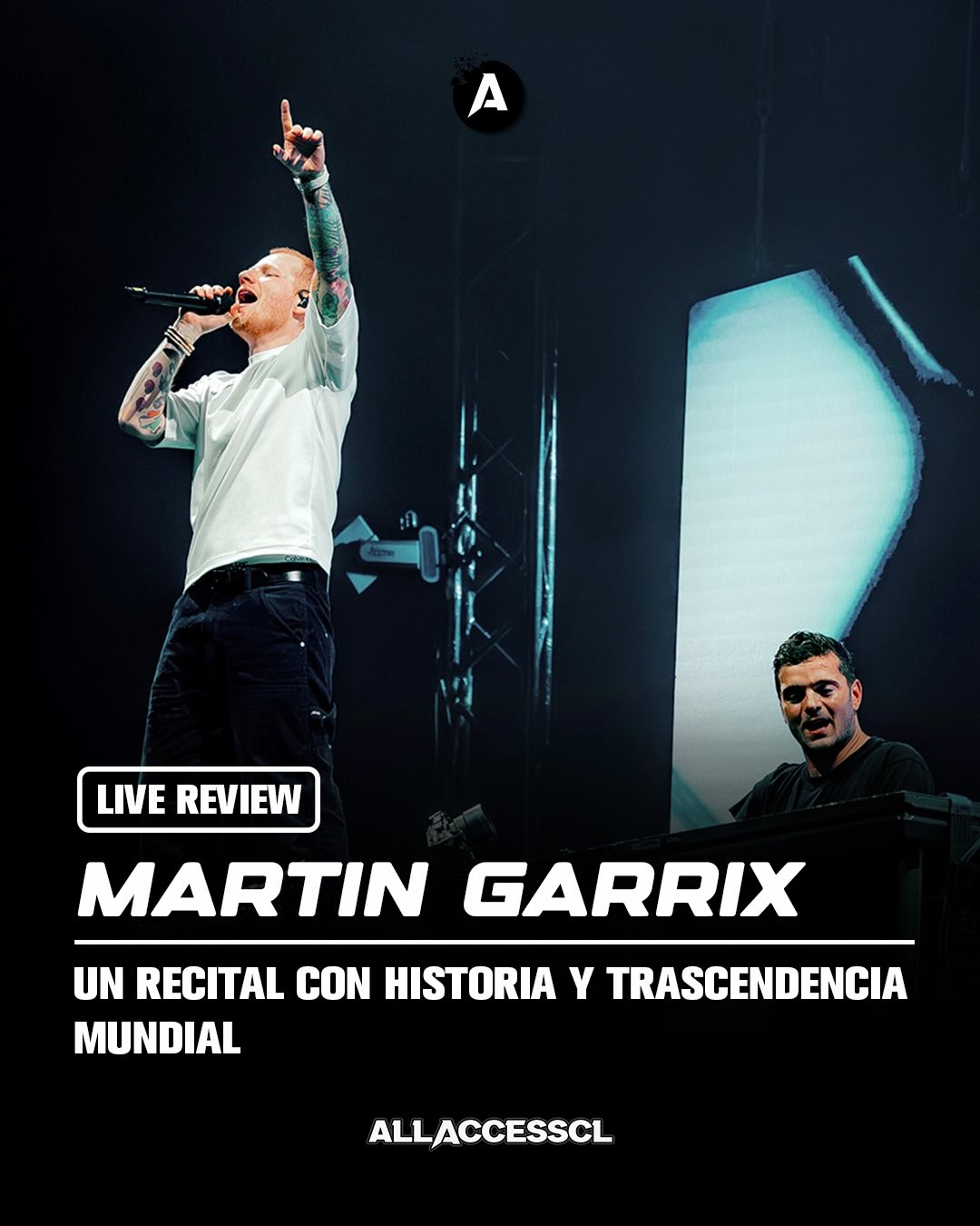 Histórico e irrepetible 🔥 Martin Garrix encendió el Movistar Arena con un show de otro nivel… y junto a Ed Sheeran firmaron una noche que ya es parte de la historia.
🎶 Hits, estreno en vivo y una energía que convirtió Santiago en epicentro mundial del EDM.
#MartinGarrix #EdSheeran #MovistarArena #ConciertosChile #AllAccessCL