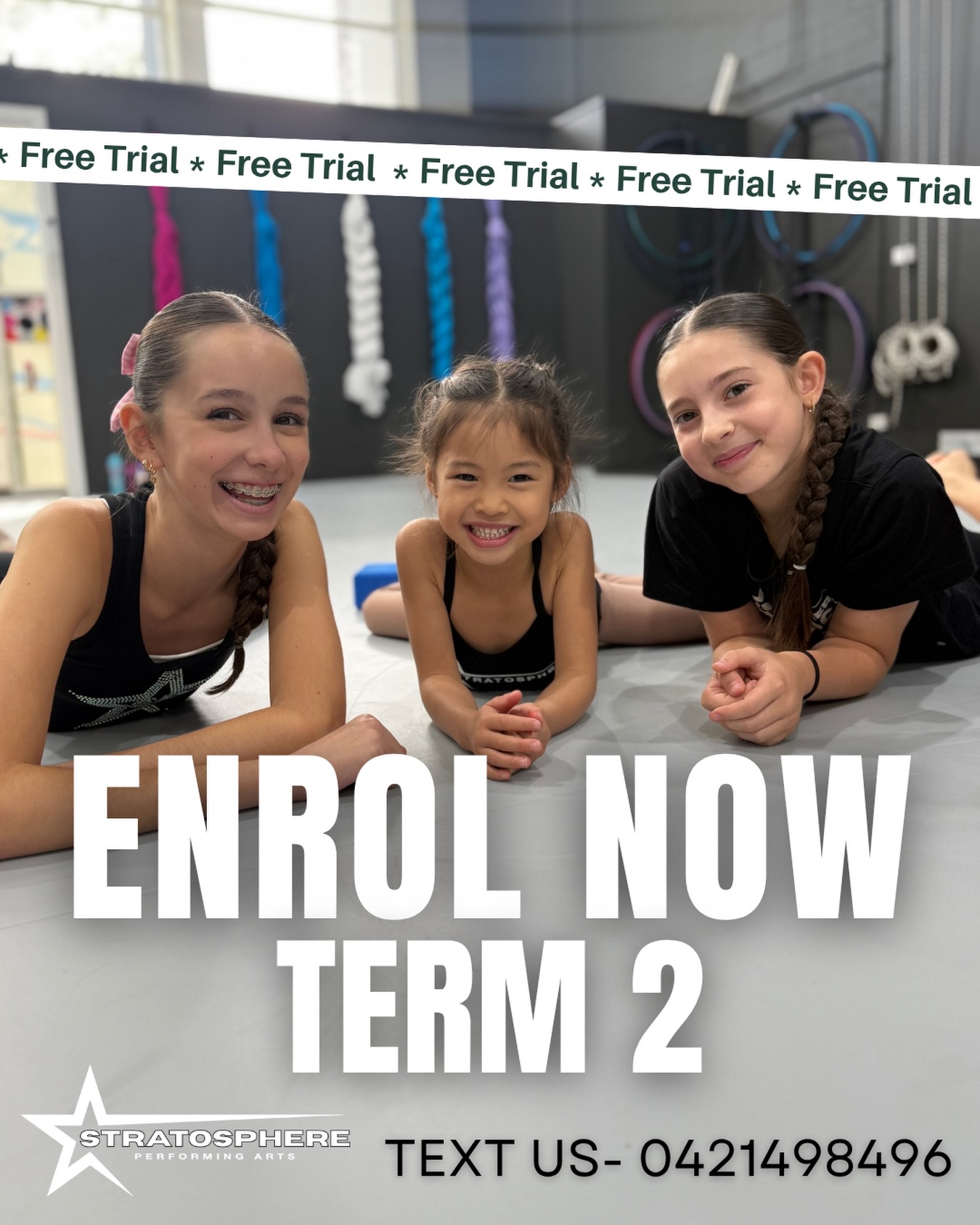✨ Term 2 Enrolments Are Open ✨
From tiniest preschool to adults and everyone in between, there is a place for you at Stratosphere 💫
Explore classes in dance, acro and aerials in a supportive and inspiring environment where confidence grows and friendships shine 🤍
Not sure where to start? Come along for a FREE trial class and experience the magic for yourself ✨Secure a place today!