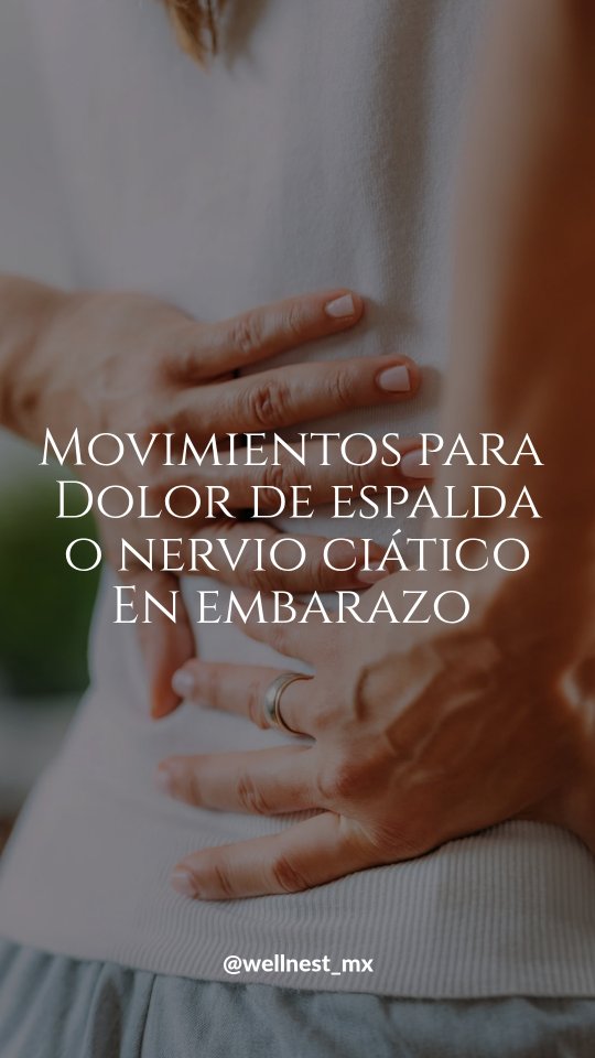 Si estás embarazada es muy común presentar dolor o pesadez en la espalda o incluso dolores de nervio ciático. Estos ejercicios te pueden ayudar a aliviar esas molestias.
Recuerda que además de buscar alivio es importante encontrar la raíz del dolor, que generalmente se basa tambien en una mezcla fortalecimiento y movilidad para no seguir presentando este dolor durante todo el embarazo.
Inténtalo y cuéntanos como te sientes.
Si quieres rutinas de este estilo pero además estás lista para atacar el problema de raíz con fortalecimiento, movilidad y todo lo que necesitas oara disfrutar esta etapa, inscribete en www.wellnestmx.com
#DolorDeEspalda #embarazo #postparto #pisopelvico