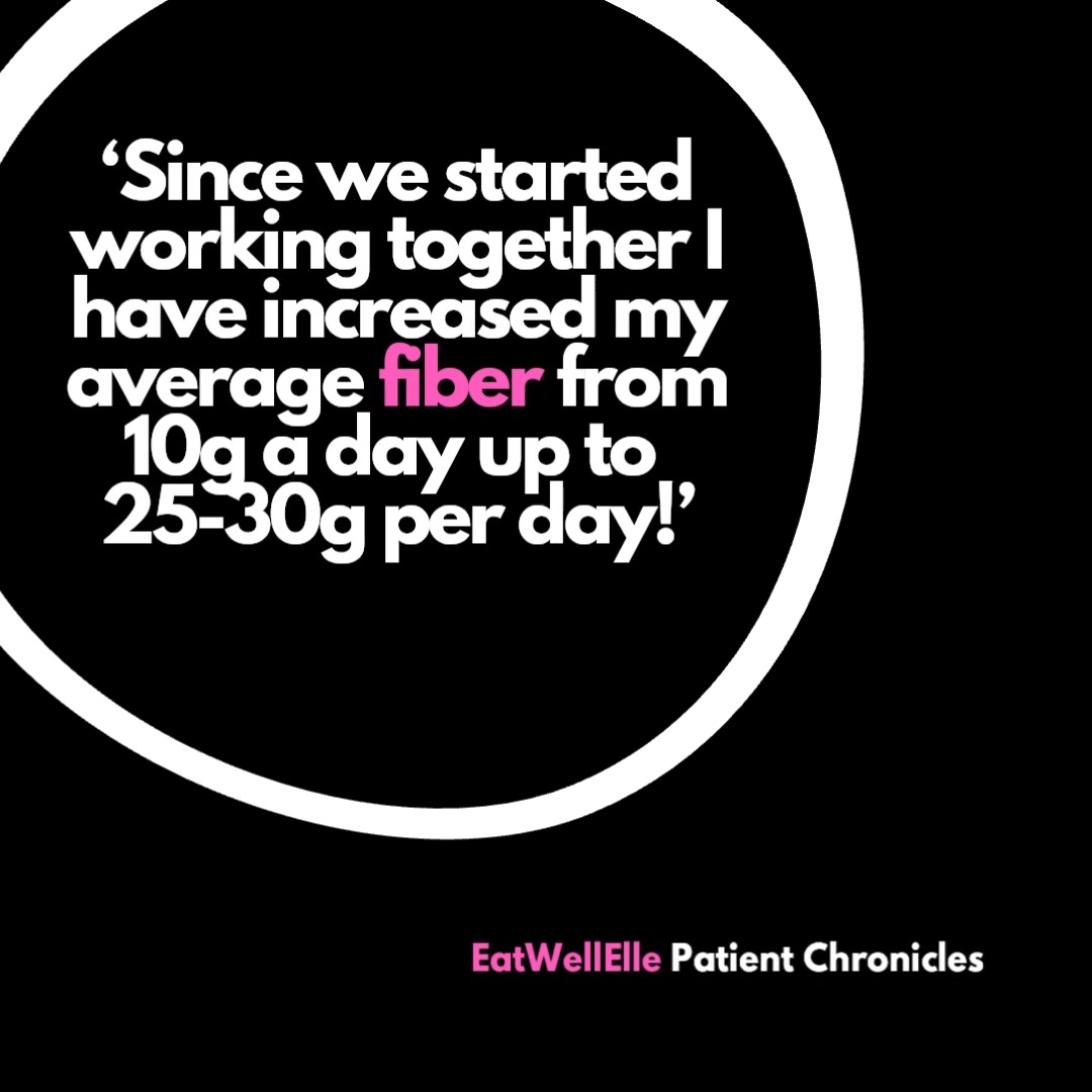 #eatwellelle #patientchronicles #nutrition #day1 #healthylifestyle #mealplanning #fiber #hearthealth #IBS