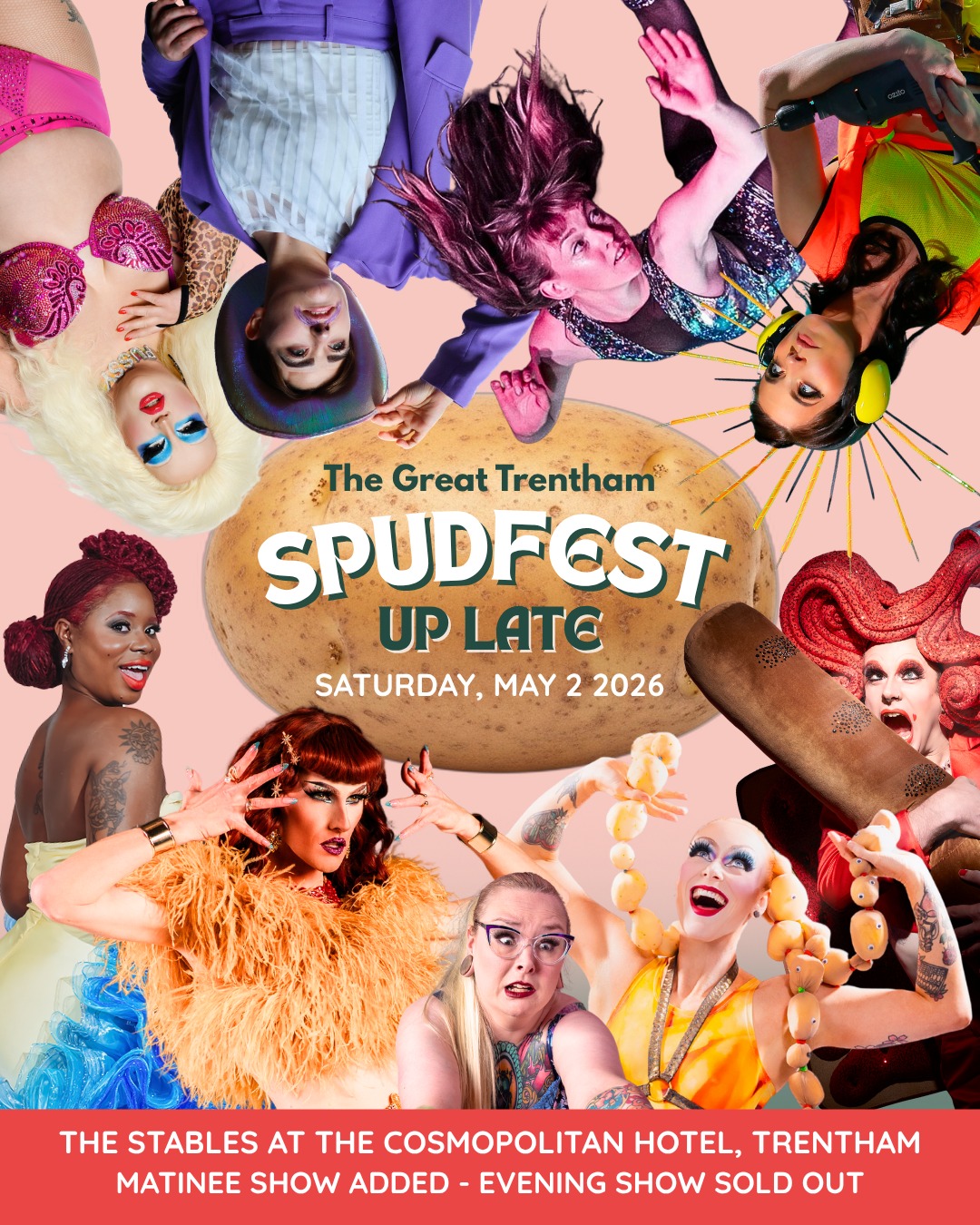 A matinee show has been added for @trentham_spudfest “Up Late” at The Stables! Be quick to get your tickets as they are sure to sell out, see the link in our bio!
The Great Trentham Spudfest is one of our favourite weekends of the year - and we're open across both days. Street Fair Saturday, Discovery Day Sunday, and a Gnocchi Special (from Trentham spuds!) on the menu all weekend, if you're chasing a feed in between.
Restaurant bookings across Saturday & Sunday are essential as it is one of the busiest times of the year!