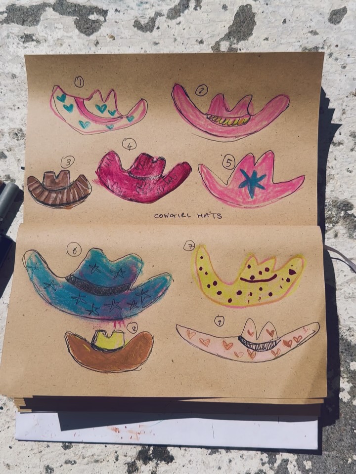 Doodles, new Kacey and sea swims… can’t complain.
🌀
🐚
#cowgirlillustration #cowgirls #sketchbookart #cowgirlart #westernart