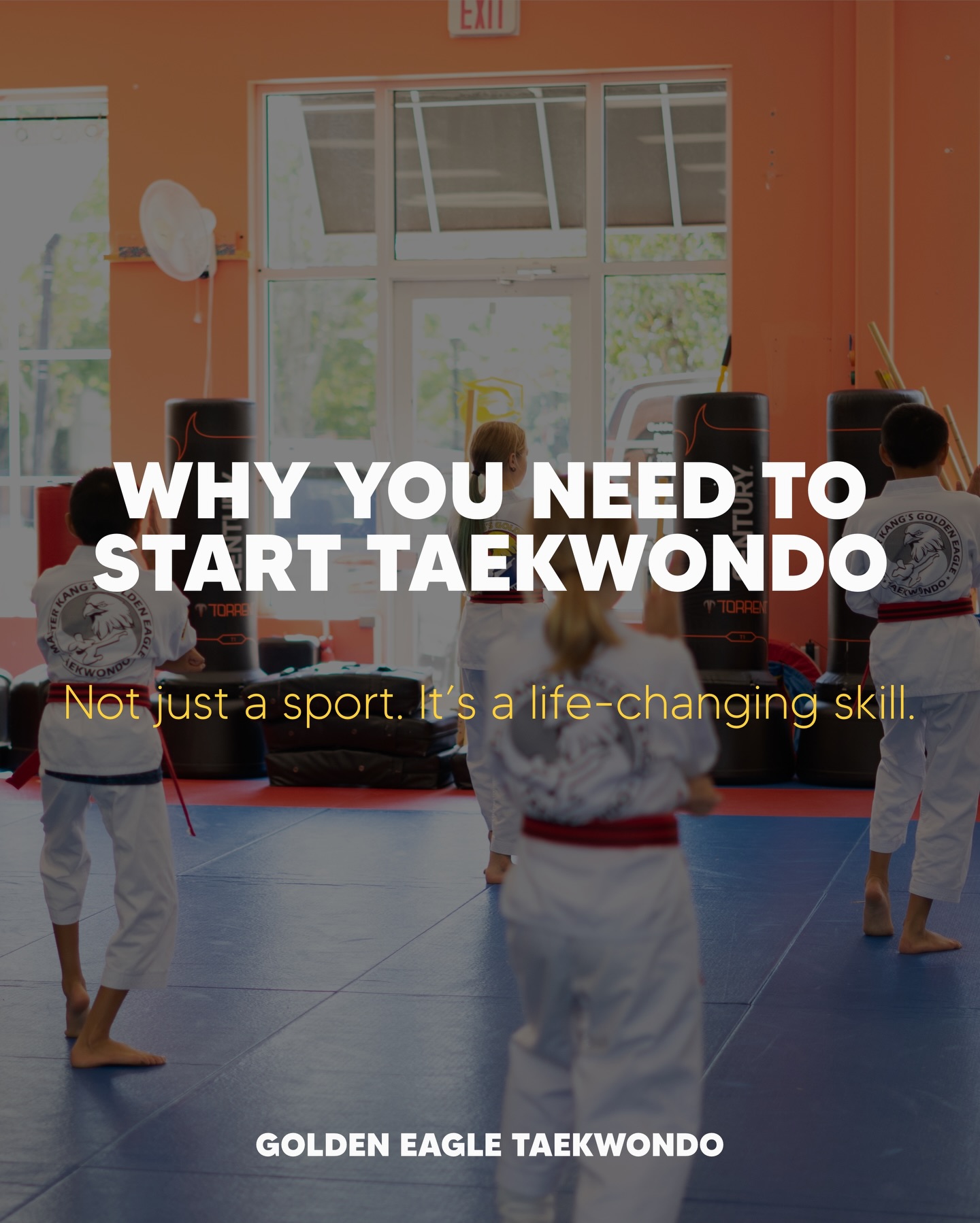 Thinking about starting something new? This is your sign. 🥋
.
Taekwondo builds confidence, teaches real self-defense, and transforms your body and mindset.
.
Ready to begin? Send us a DM or come try a class!
.
Golden Eagle Taekwondo
☎️ : 704-992-9556
📧 : goldeneagletkd1@gmail.com
🌐 : www.getkd.com
.
#taekwondo #kidsport #adultsports #familysport #karate