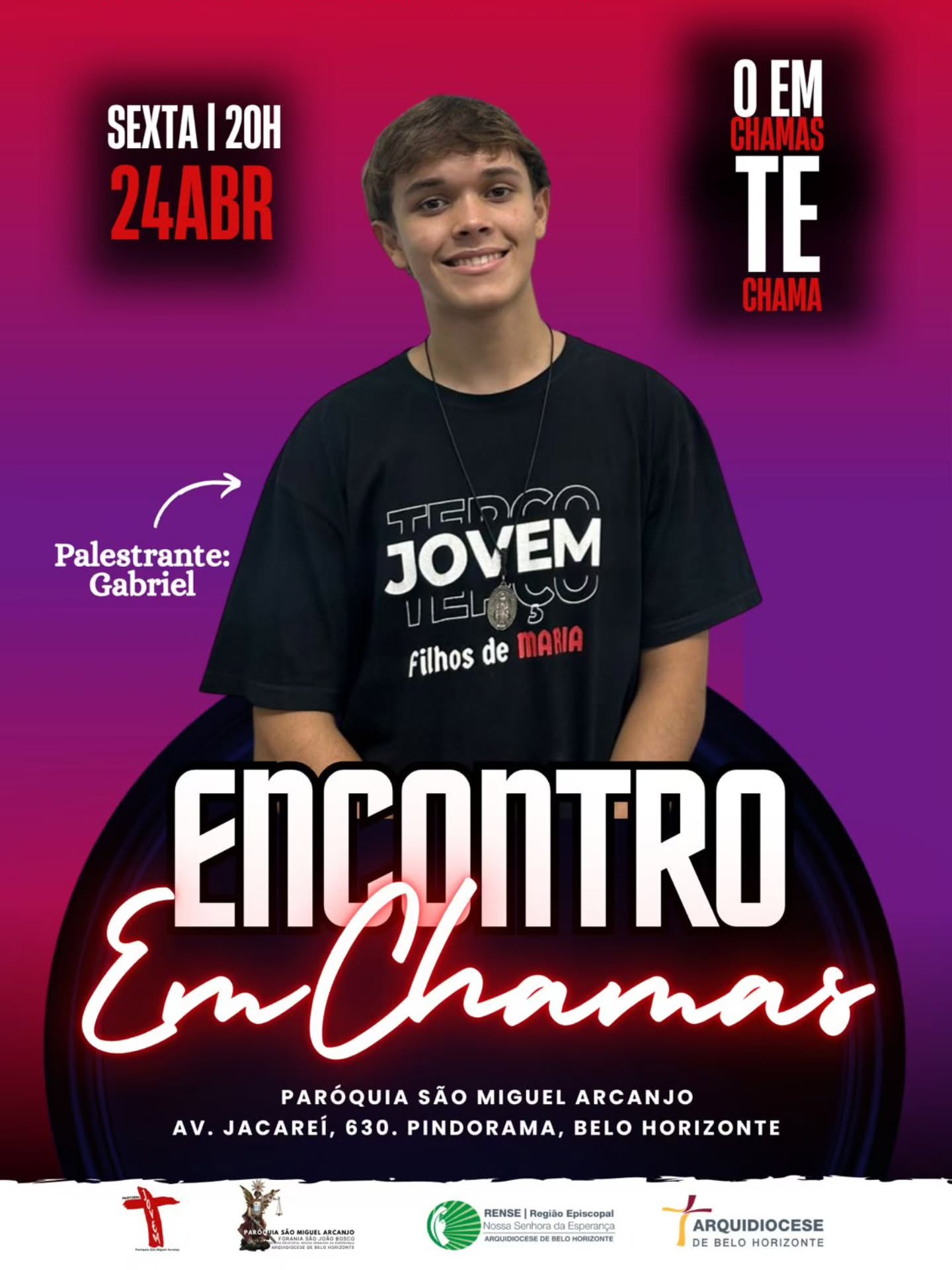 Você é o nosso convidado!
Na Paróquia São Miguel Arcanjo, teremos um momento especial de reflexão, fé e encontro com Deus
Venha viver essa experiência única… e não venha sozinho: traga mais um com você!
O Grupo de Jovens Em Chamas te chama!🔥
Vem com a gente!
-
-
-
-
-
-
#JuventudeEmChamas#VemComAGente#saomiguelarcanjo
#jovenscristãos#jovemcatólicogrupodejovens
catolicos