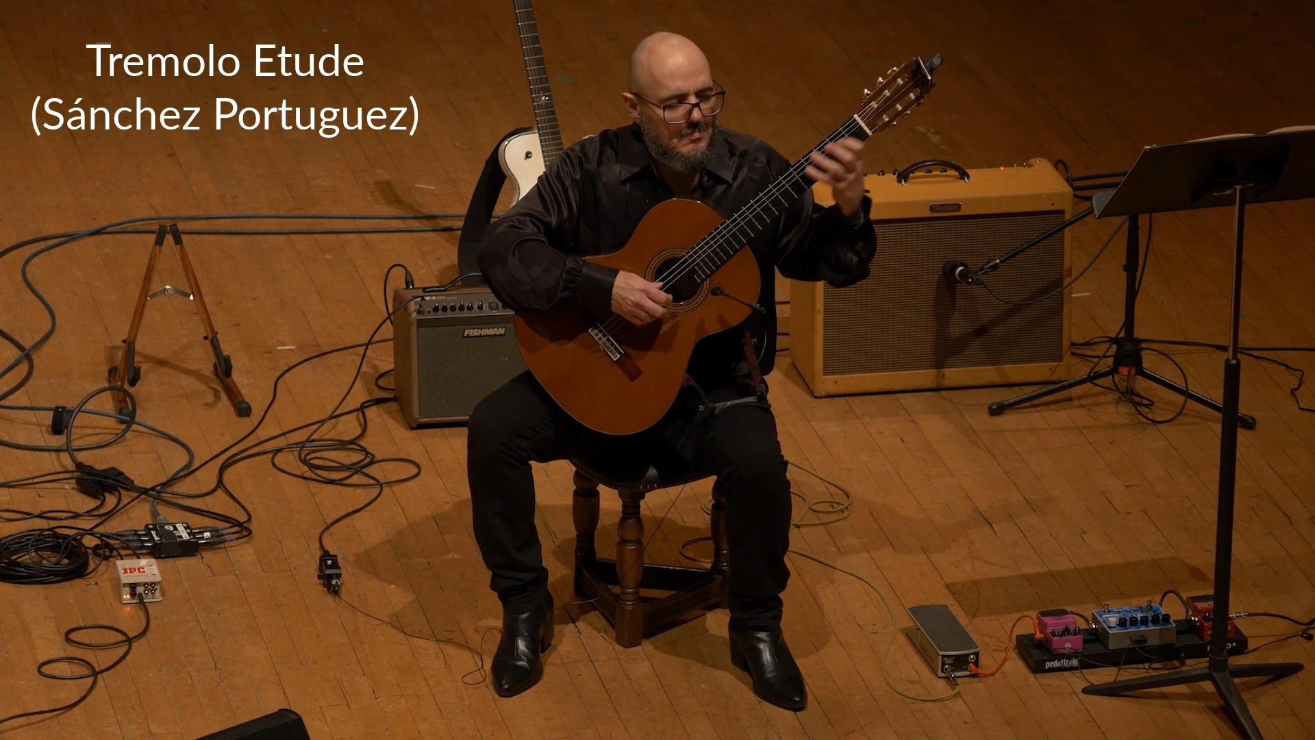 Another moment from Nylon/Steel 2: One of my own compositions, a tremolo etude.