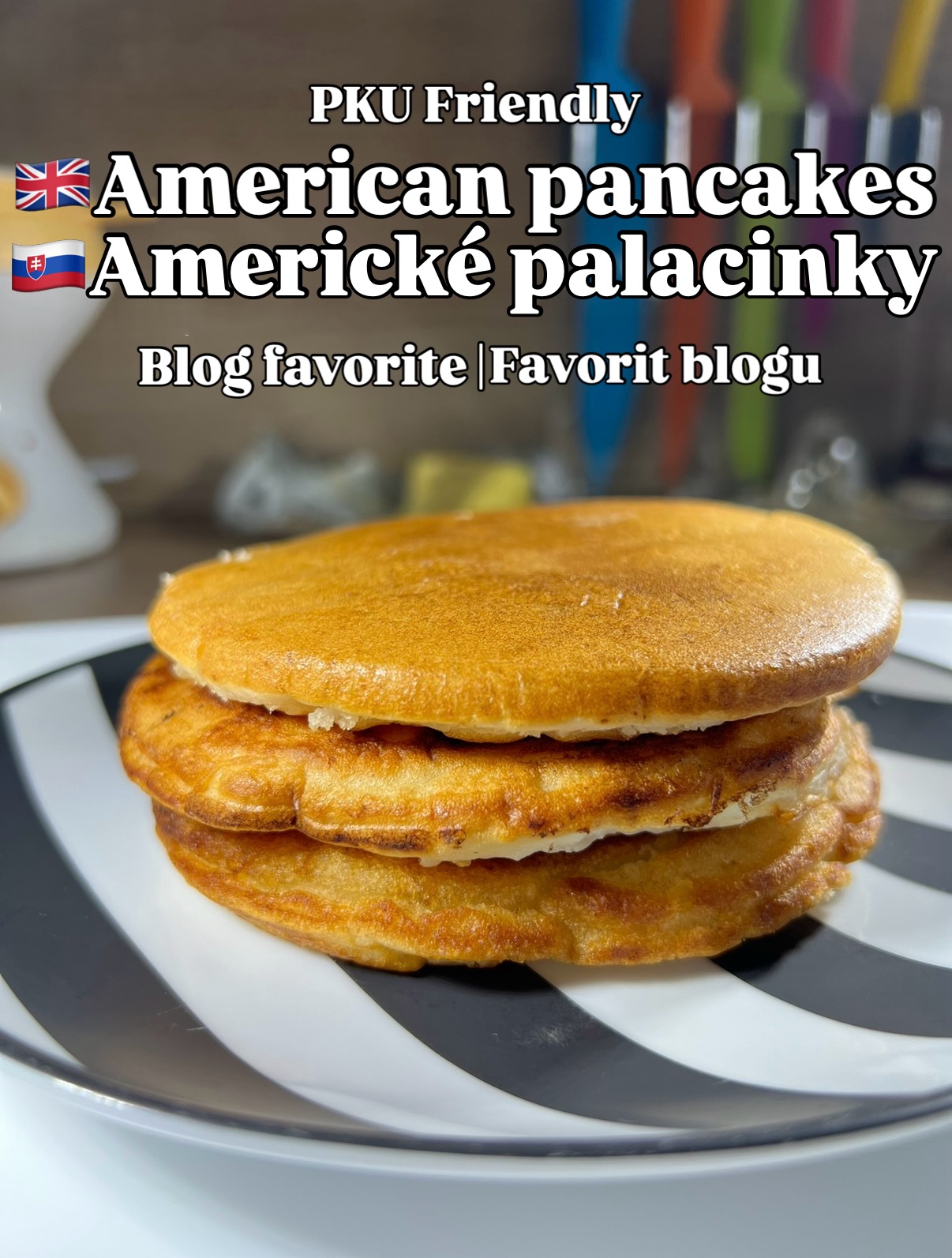 🇸🇰Americké palacinky - náš favorit 🥞
1 x70g palacinka=17mg Phe
Tento recept je náš úplne najobľúbenejší a robím ho stále dokola. Phe
S týmito palacinkami sa dá vymyslieť kadečo - aj rôzne kreatívne verzie (ako uvidíte vo fotkách v poste 🐰🧛🦌).
A každý rok z nich robíme aj narodeninovú tortu 🎂🍰
Recept je na blogu, ale ak ho neviete nájsť alebo chcete rýchly link,
napíšte do komentára „palacinky“ a pošlem vám ho do správy 💕
🇬🇧American pancakes – our favorite 🥞
1x 70g pancake= 17mg Phe
This recipe is our absolute favorite and I keep coming back to it all the time.
You can do so many things with these pancakes - including different creative versions (as you’ll see in the photos 🐰🧛🦌).
Every year, we also turn them into a birthday cake 🎂🍰
The recipe is on our blog, but if you can’t find it or want a quick link,
just comment “pancakes” and I’ll send it to you via DM 💕
#american #pancakes #pku #lowproteindiet #fluffypancakes