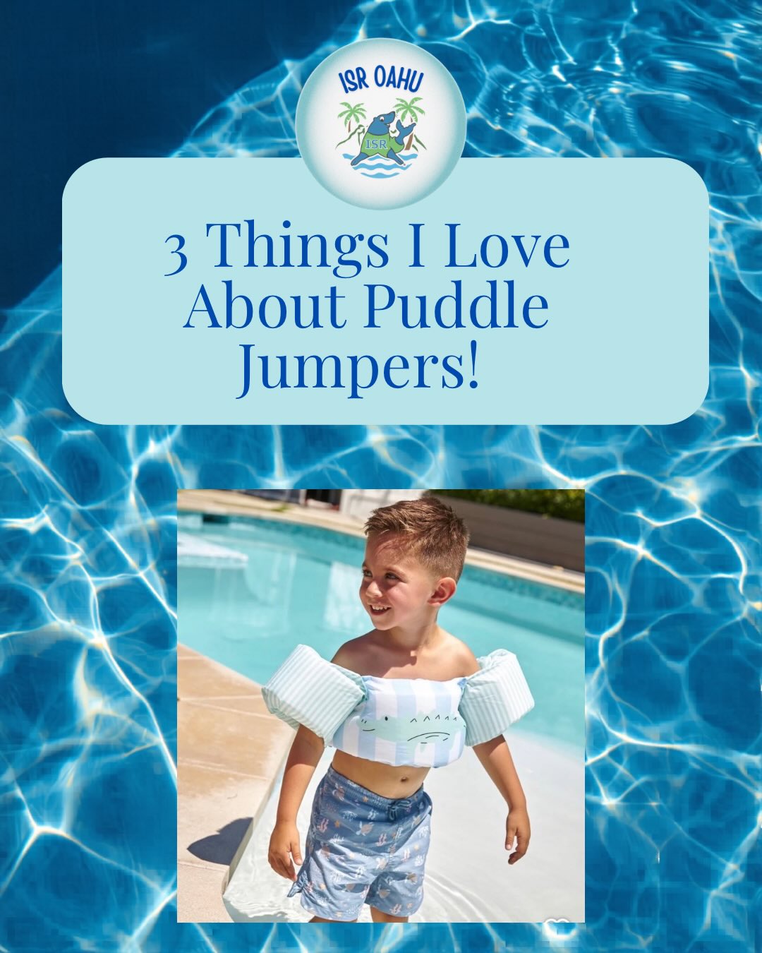 3 Things I Love About Puddle Jumpers 🚫
1. Nothing
2. Nothing
3. Nothing
In all honesty, I hate these things 😤 They do more harm than good.
Puddle Jumpers:
⚠️ They create a false sense of security
⚠️ They reinforce a vertical posture in the water (aka a drowning position)
⚠️ They can actually put your child at a higher risk of drowning when not used properly
I only recommend USCG-approved flotation devices as a precaution when around water—not for swimming. For example: 🚤 on a boat, 🎣 fishing on a dock, or 🌊 during ocean activities (surfing, jet ski, paddle boarding). Yes, some puddle jumpers are USCG approved. Check the label!
❌ Flotation devices should NOT be used for playing in the water or learning to swim!
For more water safety tips, follow @isr_oahu and @watersafetyhawaii 🩵💛
#puddlejumpers #floatation #floatationdevice #watersafety #drowningprevention