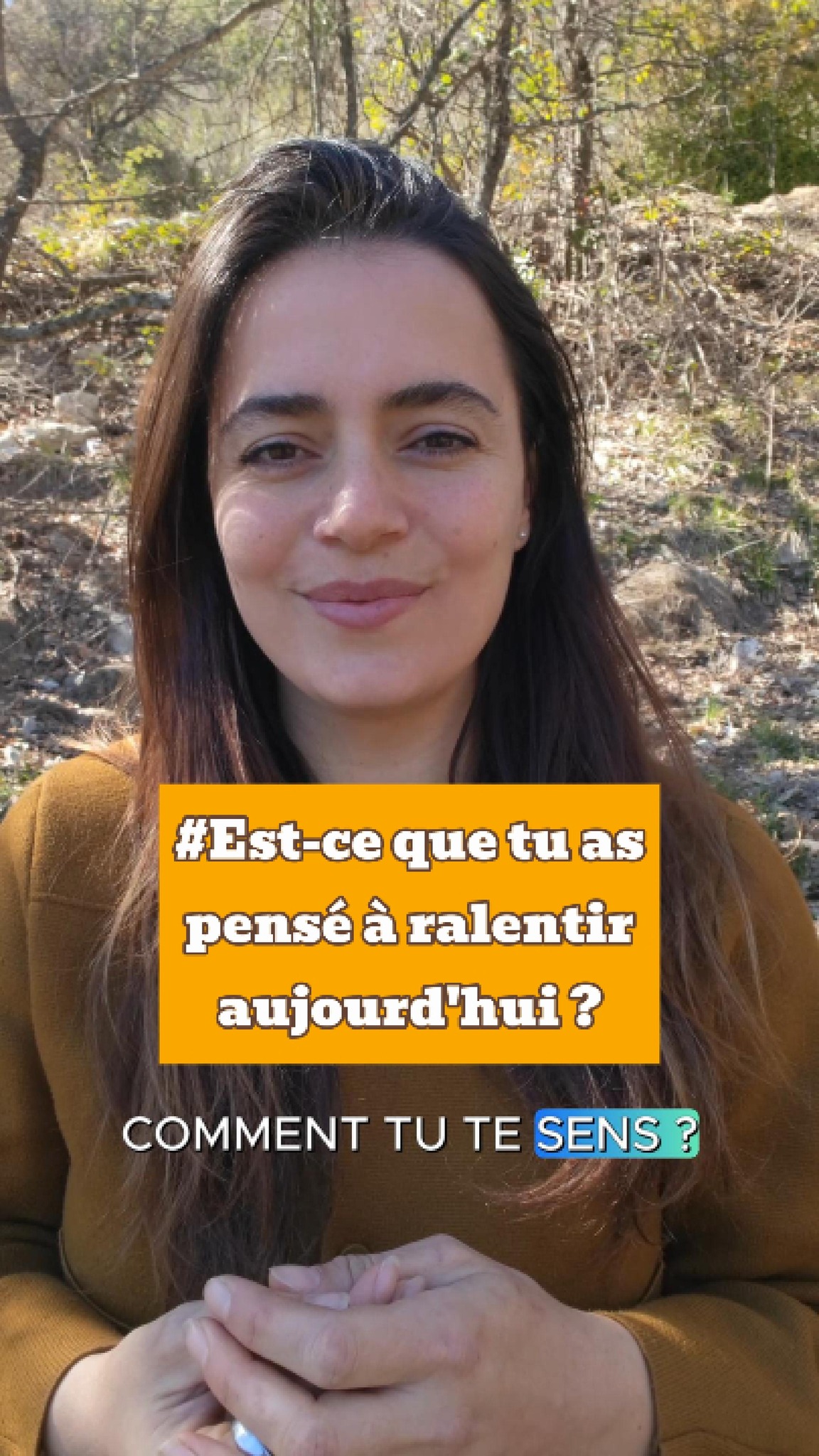 Est-ce que t'as pensé à ralentir aujourd'hui ?
#santé #bienêtre #respiration #breathing #slow