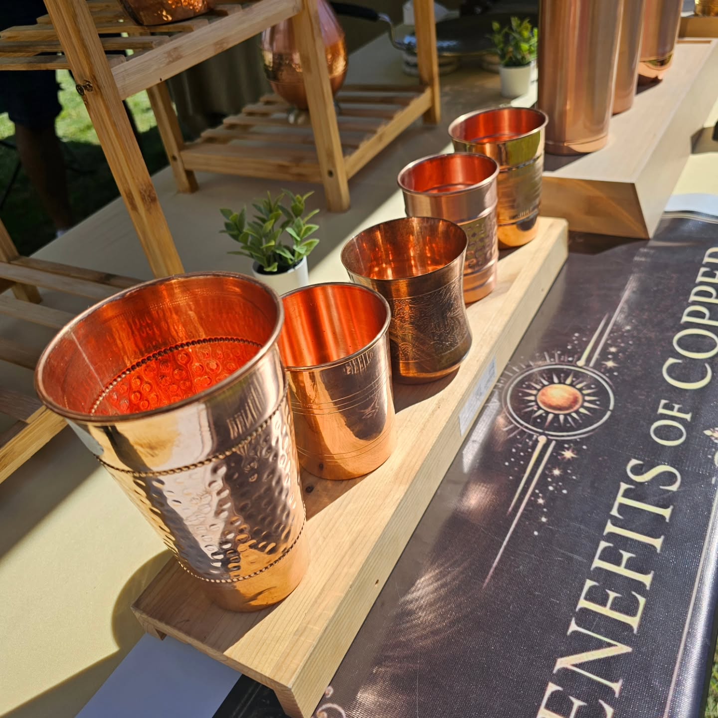 Copper Or Brass?
Find out which one is best for you from@thinkorgnics
Sunday 26th April 9am-3pm. @palmbeachmarketau
#copper #brass #drinkingvessel