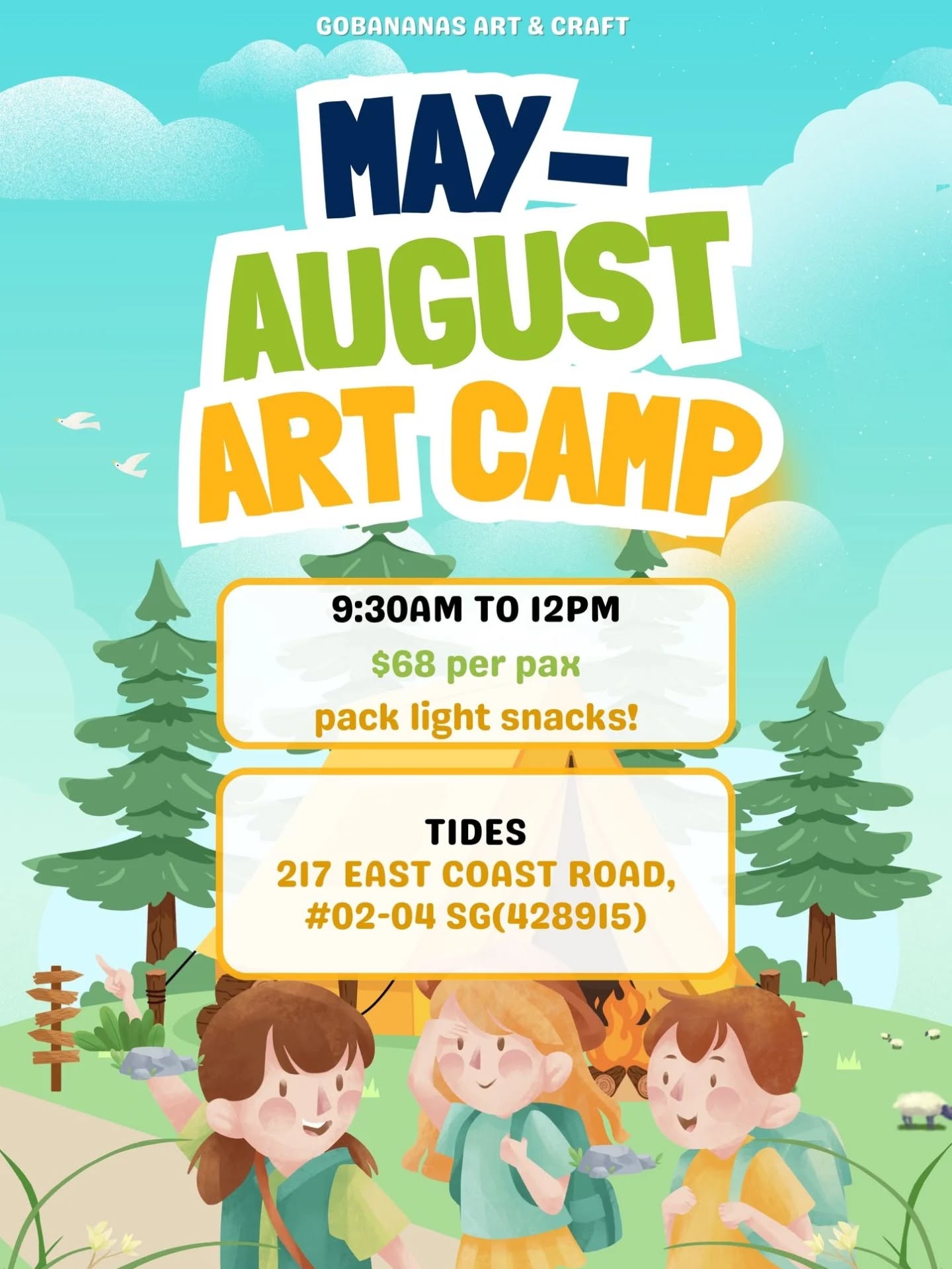 Summer camps are up for booking! We will be sharing July & August camps in the next post!
#june #photooftheday #camps #instagood #art